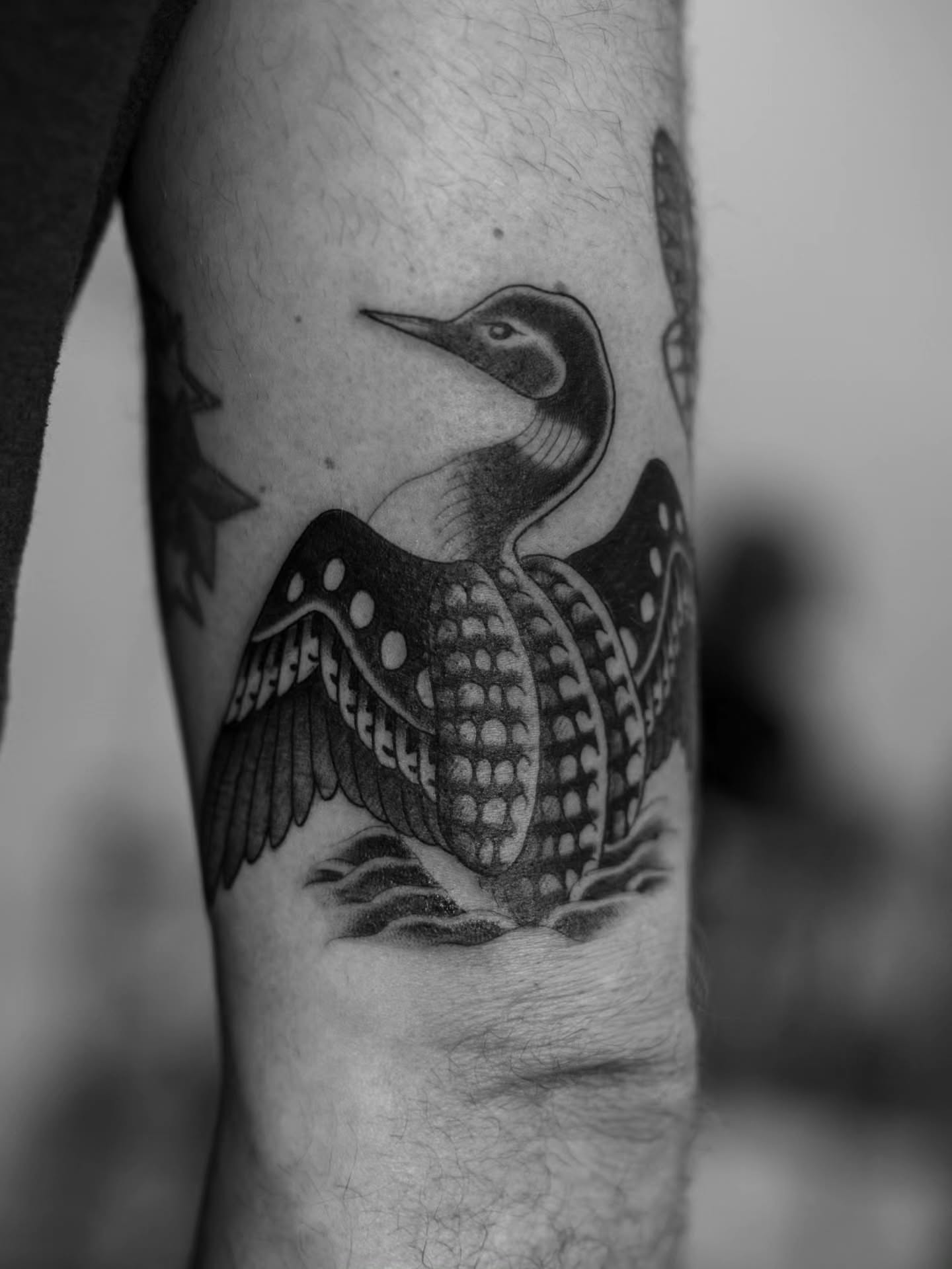 Tattoo by @bramadey — black_and_grey