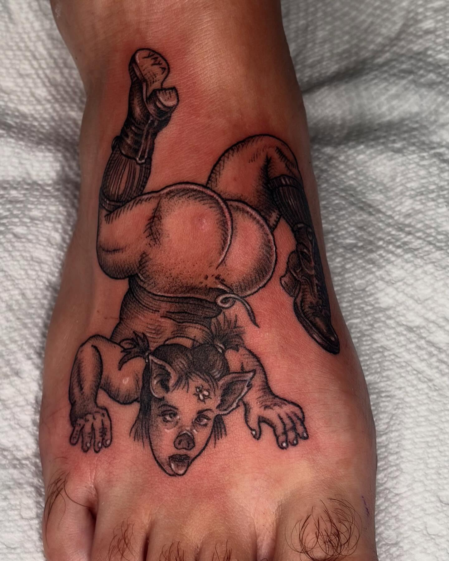 Tattoo by @tattoosbyemilyfalkowski — black_and_grey