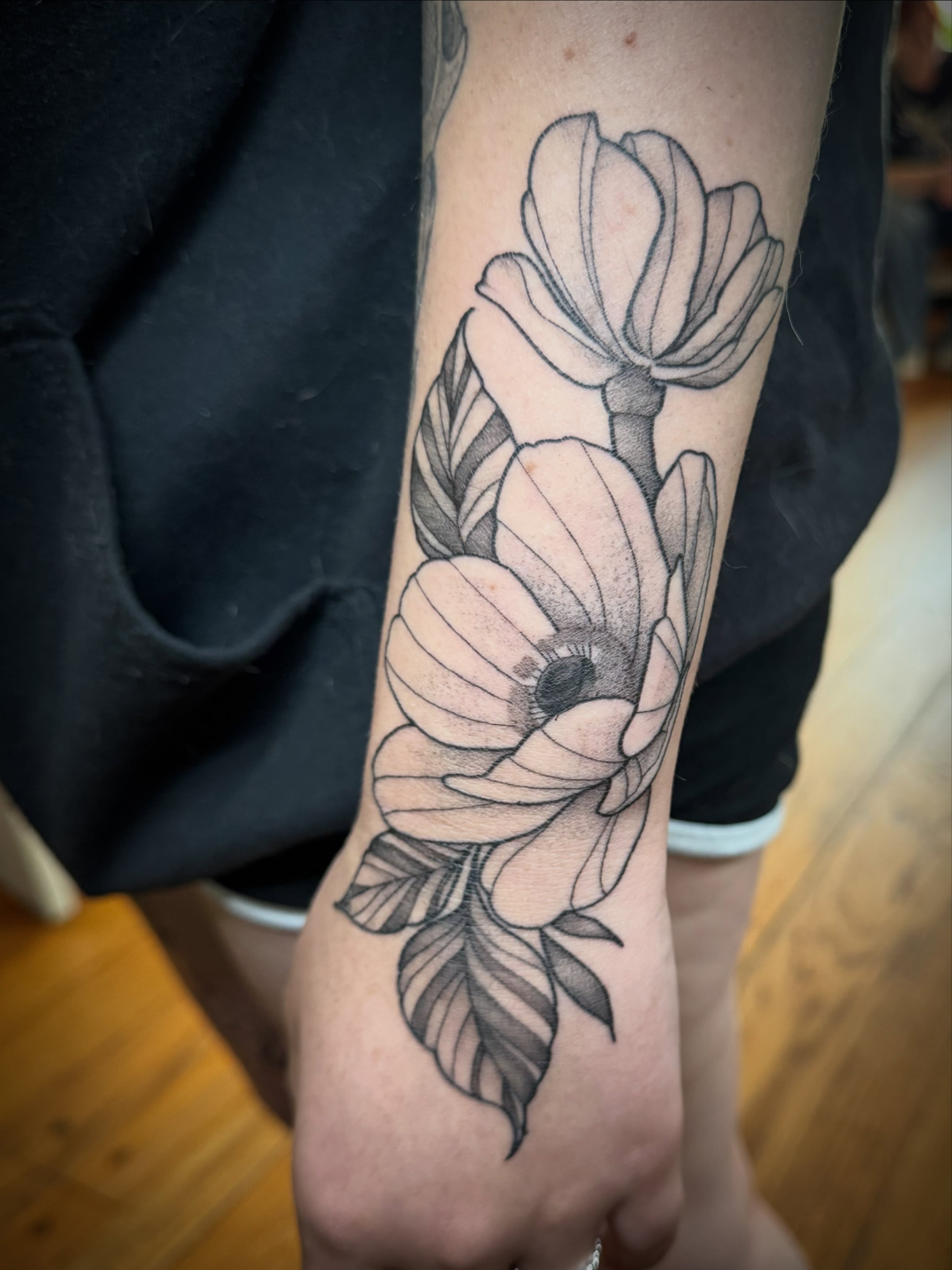 Tattoo by @alexcioppitattoos — black_and_grey