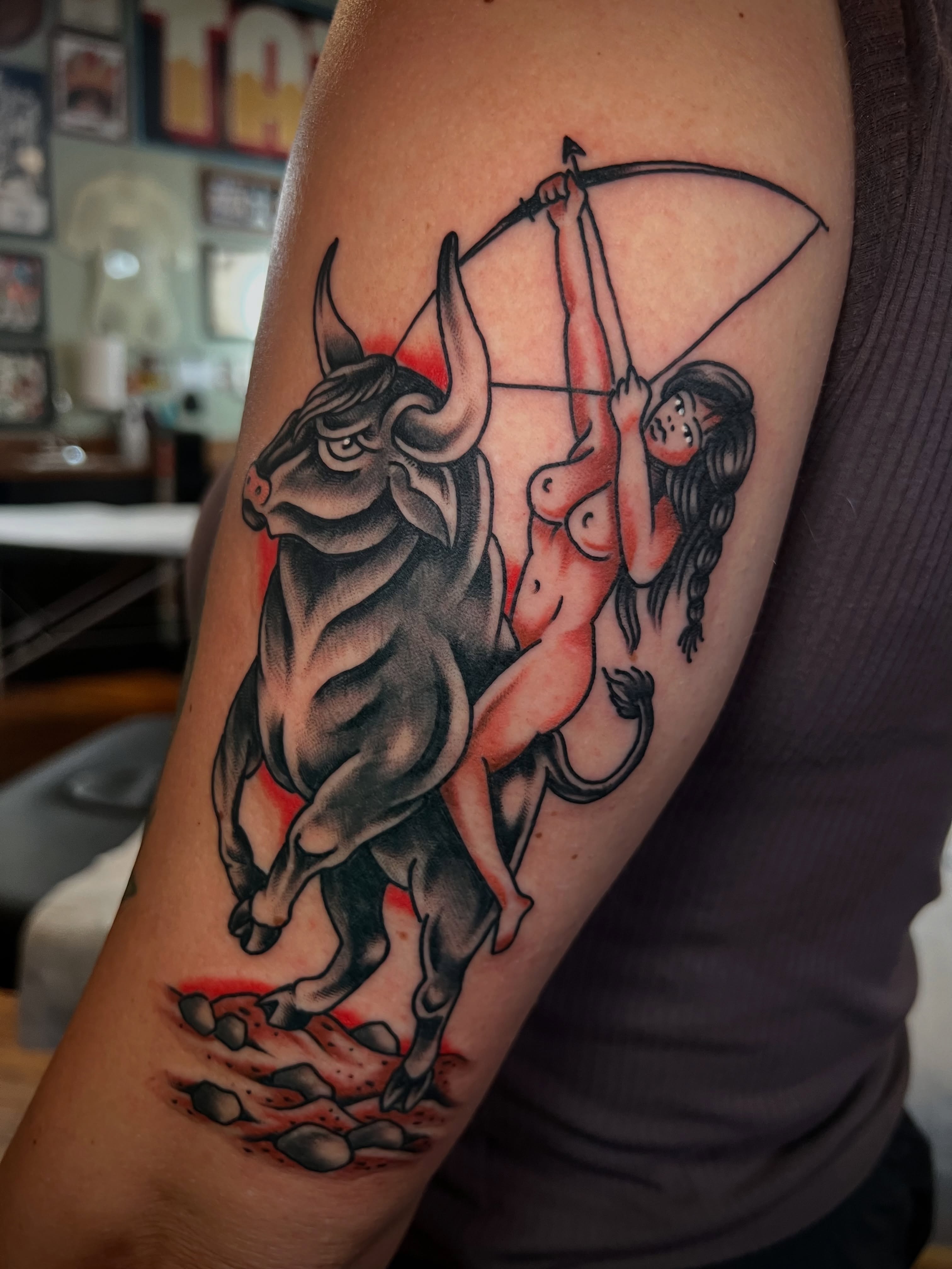 Tattoo by @brandonswansontattoo — american_traditional, black_and_grey