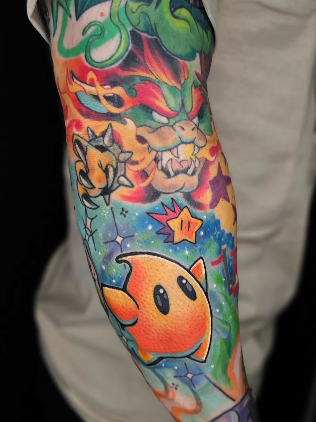 Tattoo by @alexalachutatattoos — new_school, anime