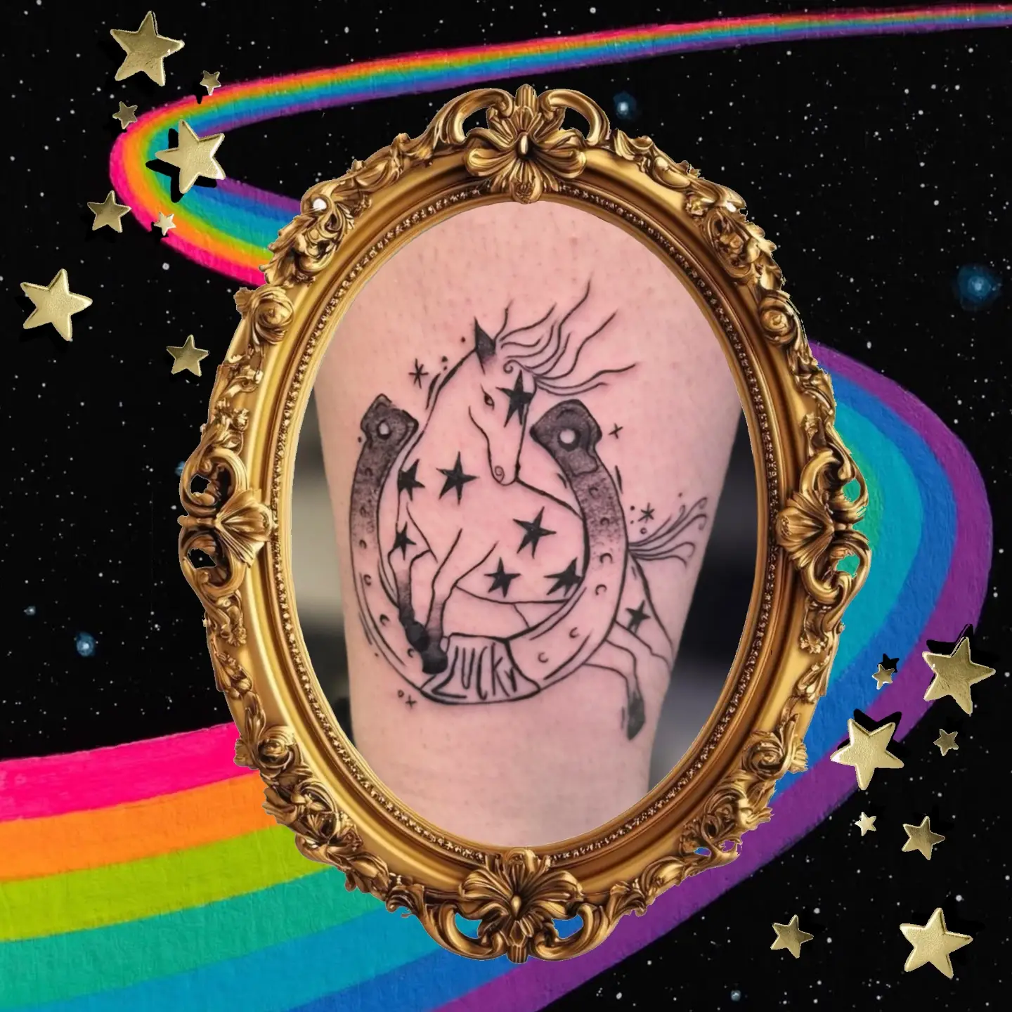Unicorn black and grey tattoo on the forearm by π΅ππππ§π»ββοΈβΛκ©ο½‘β