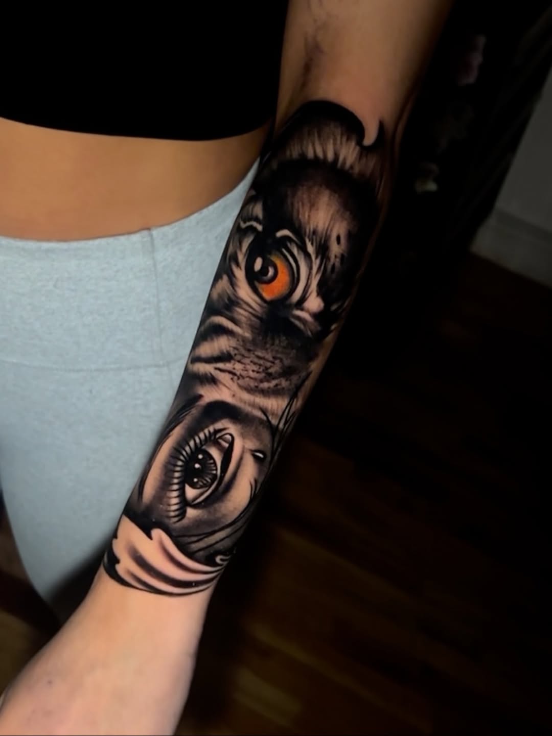 Tattoo by @broken_tattz β realism, black_and_grey
