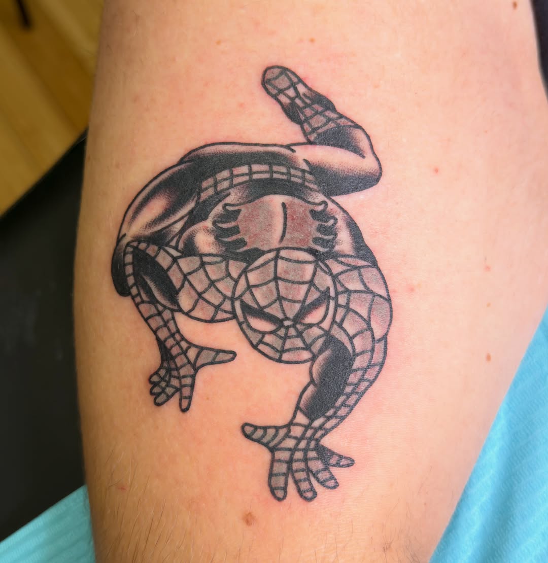 Tattoo by @partytimecarl — black_and_grey