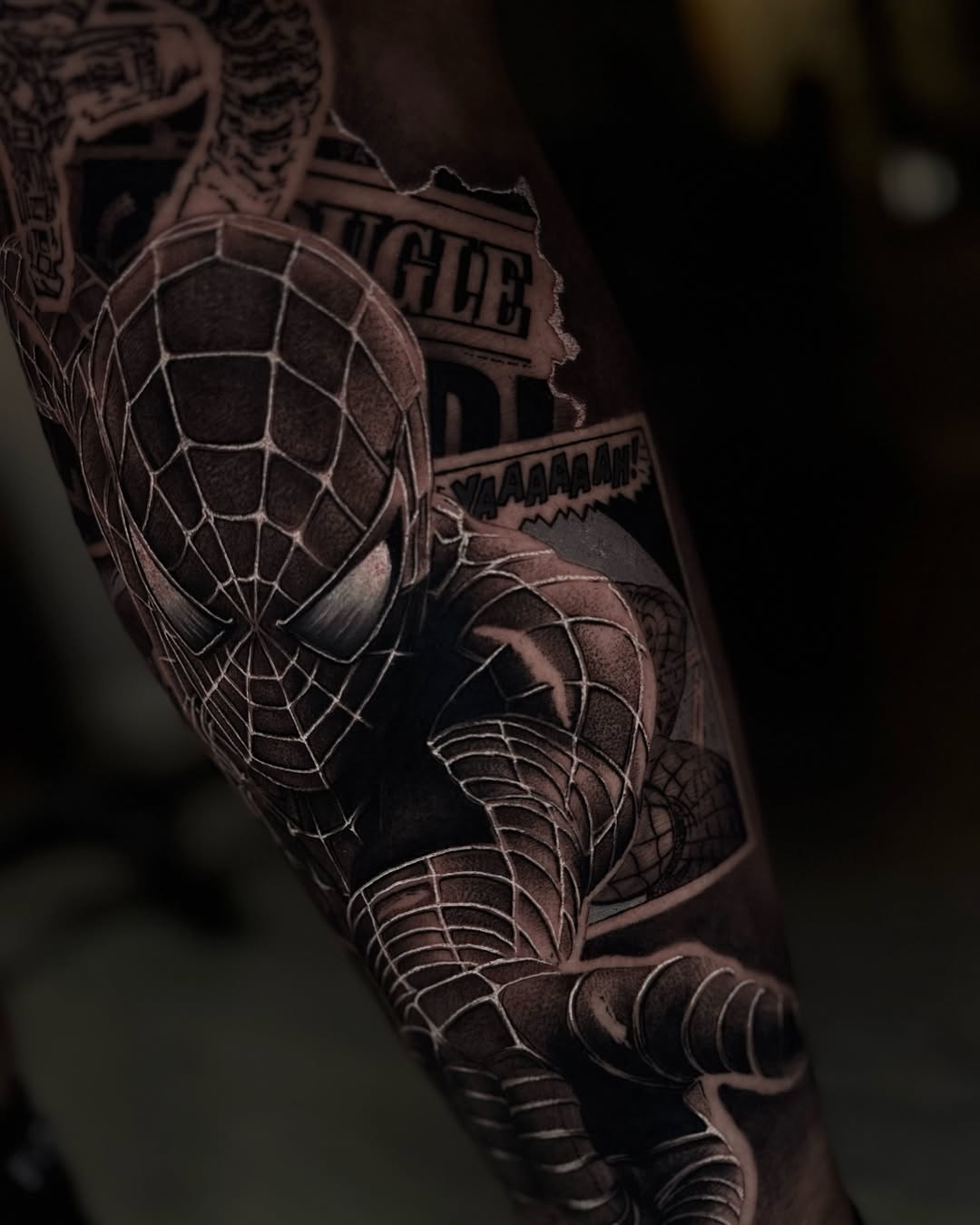 Tattoo work at Boston Tattoo Convention 2026