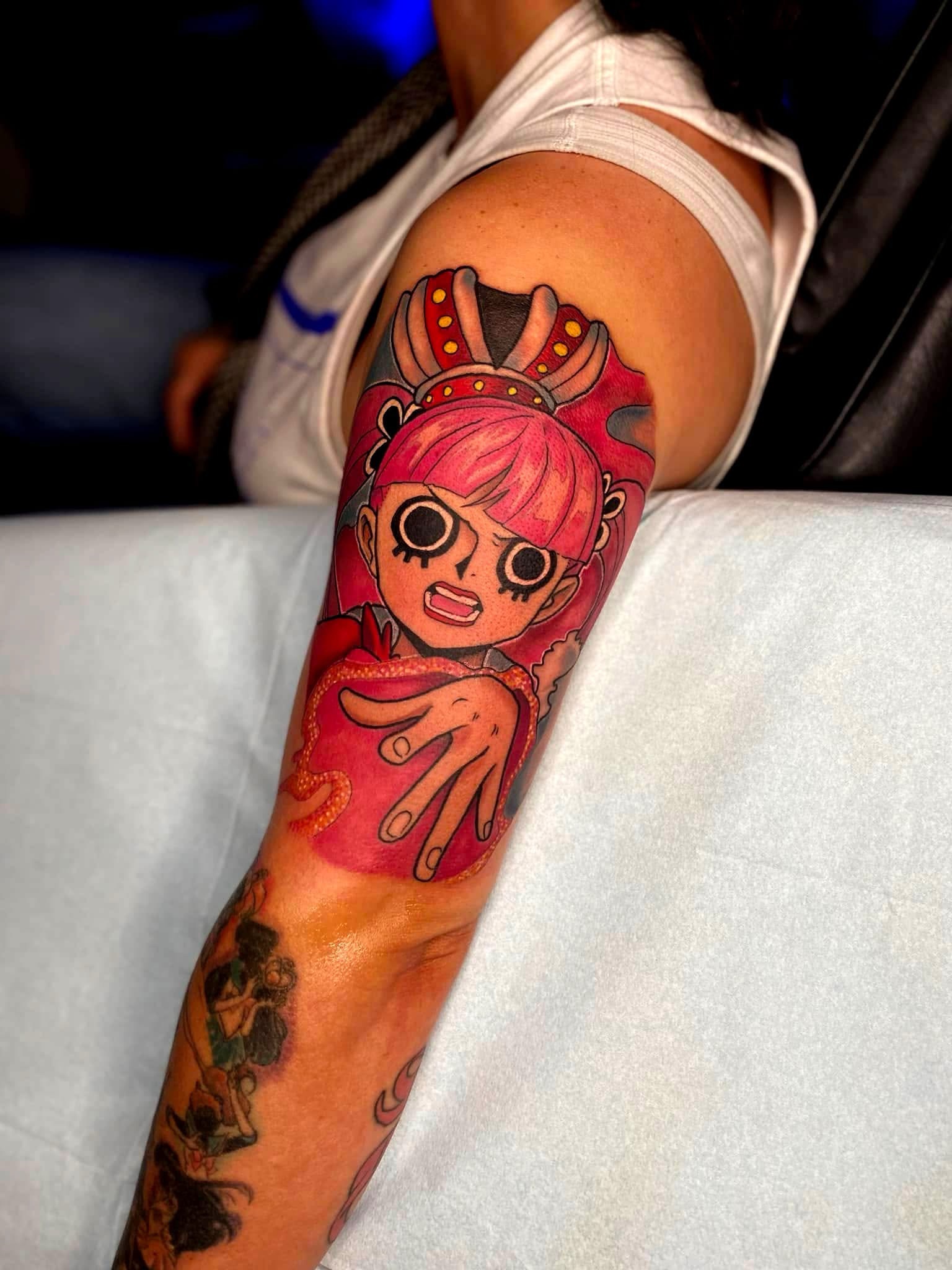 Tattoo by @ryokoink — anime