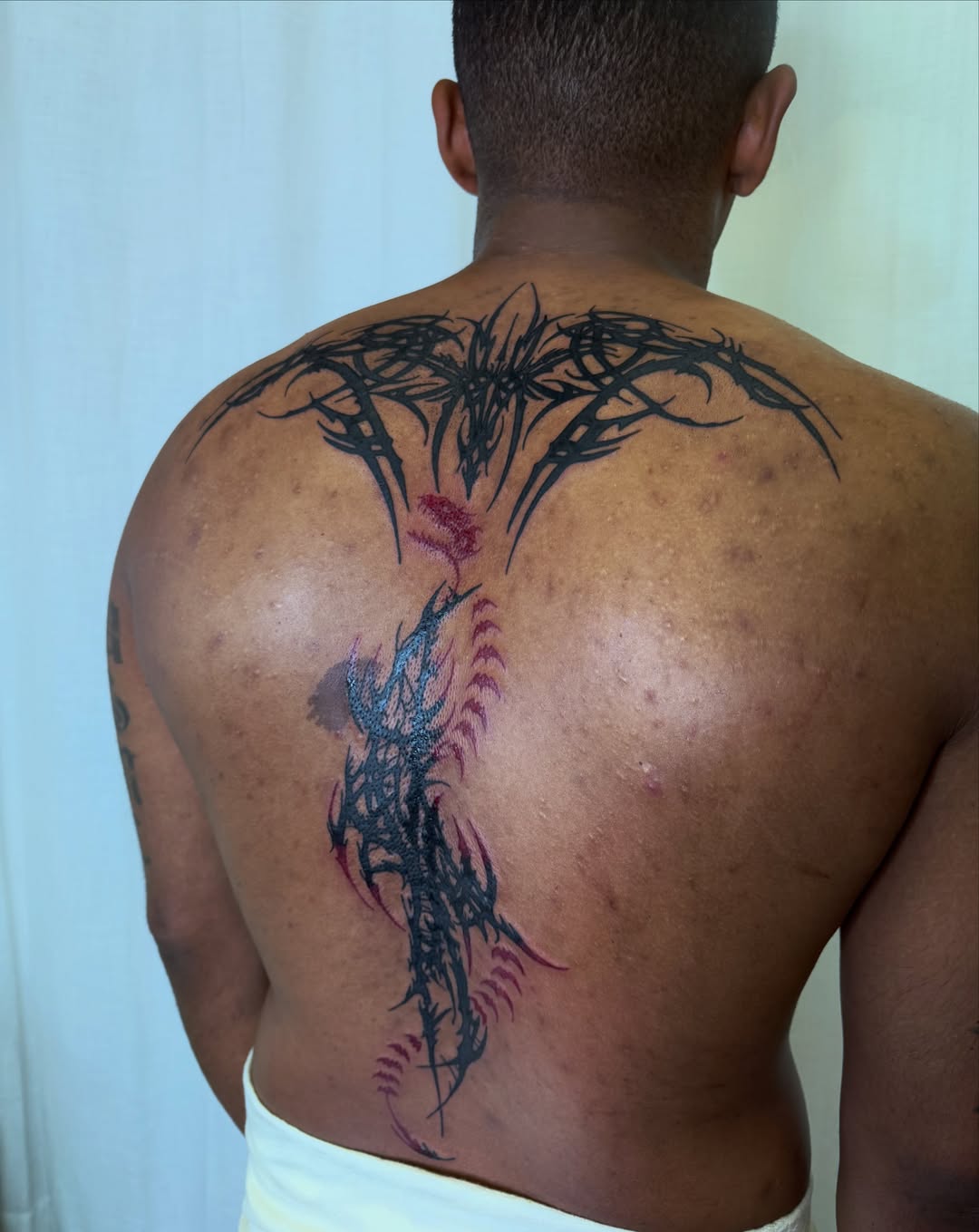 Tattoo by @skittykittykitty — tribal