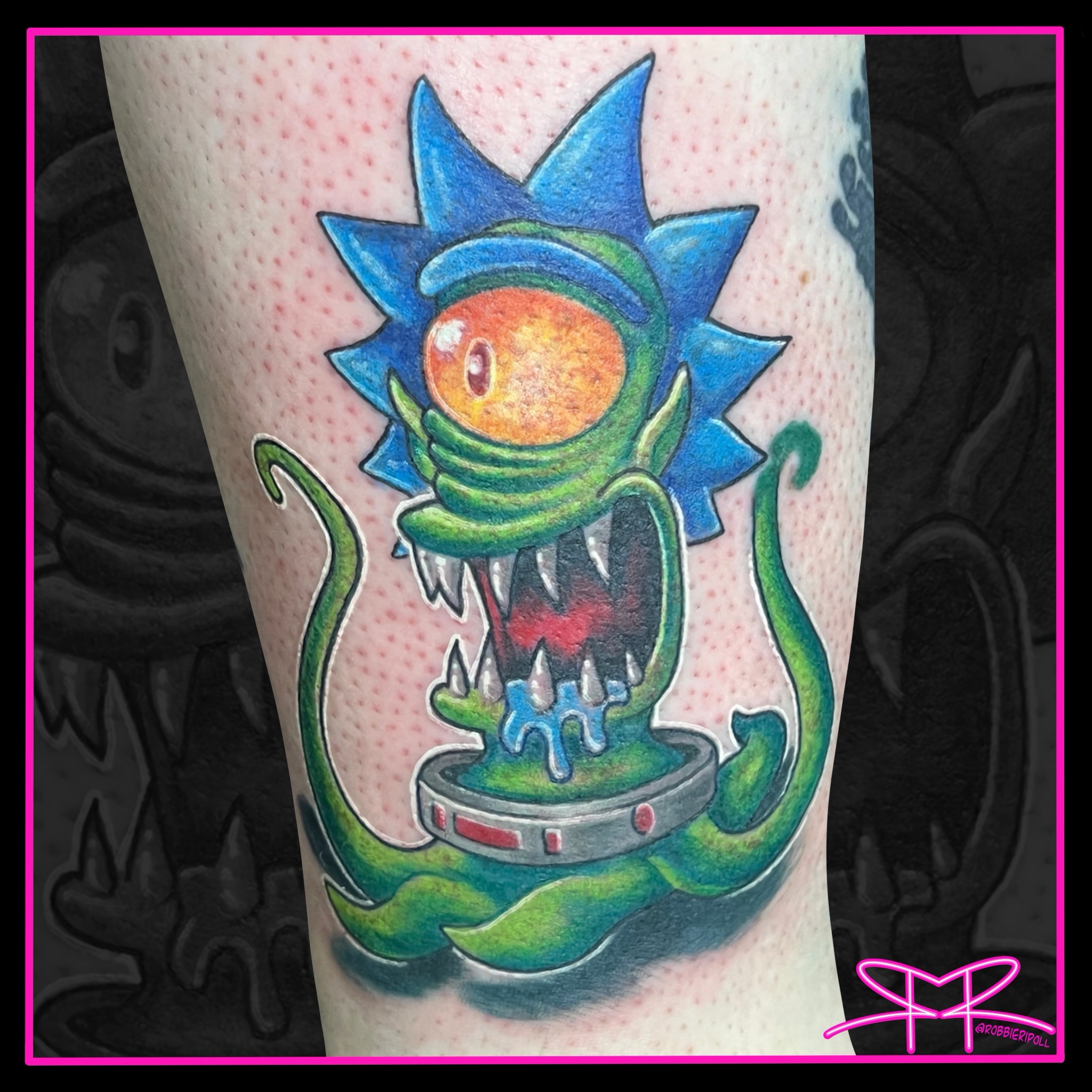 Tattoo by @robbieripoll — new_school, surrealism