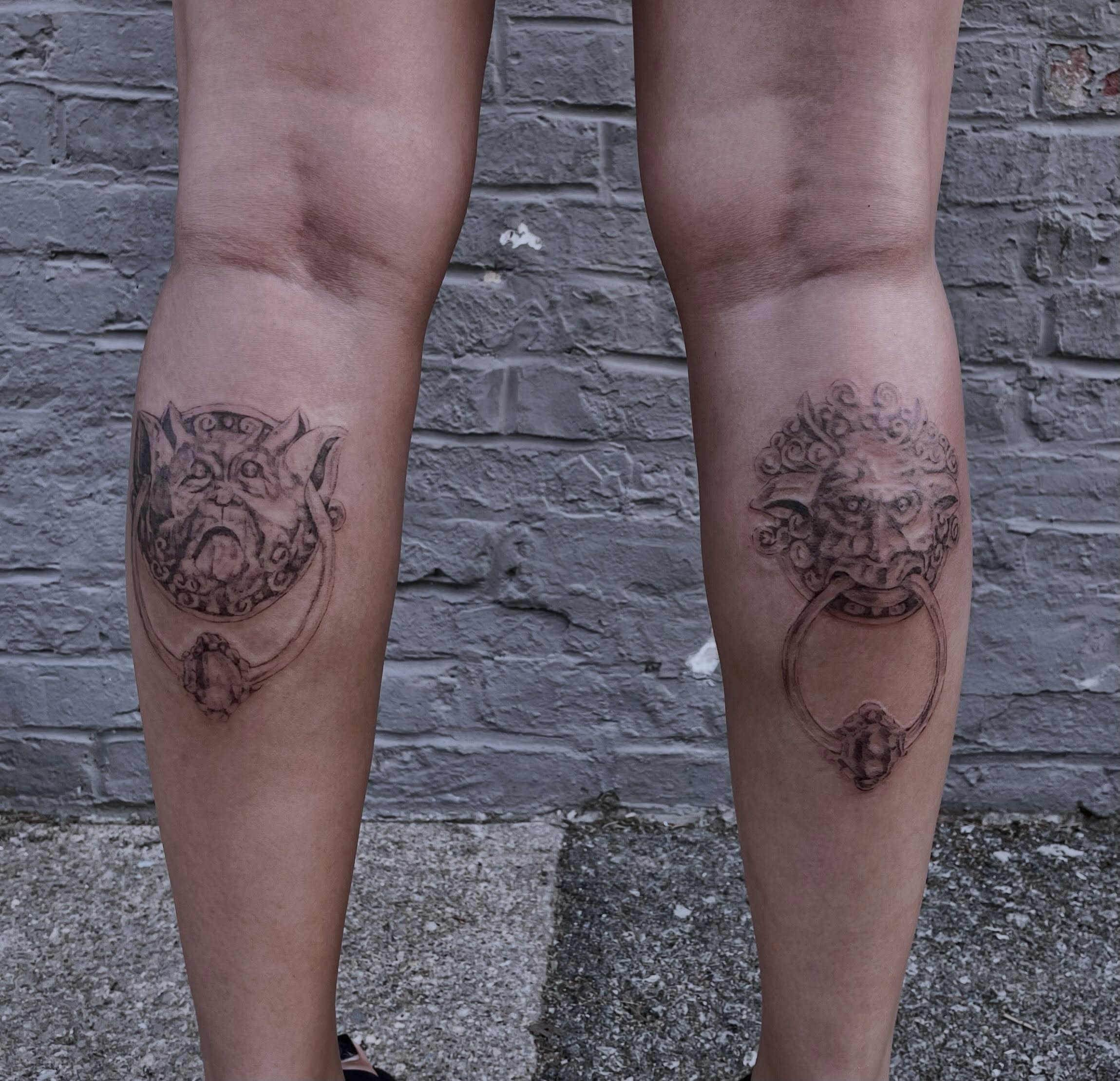 Tattoo by @sage.aries.ink — black_and_grey