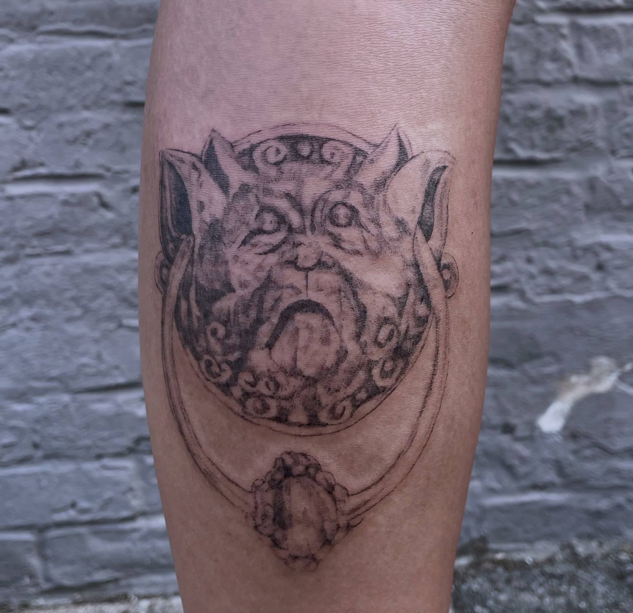 Tattoo by @sage.aries.ink — black_and_grey