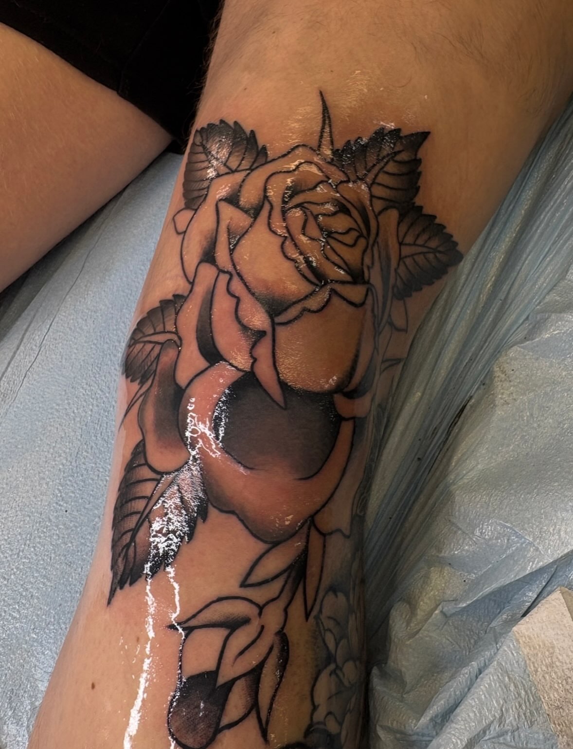 Tattoo by @disgracefultattoo — black_and_grey
