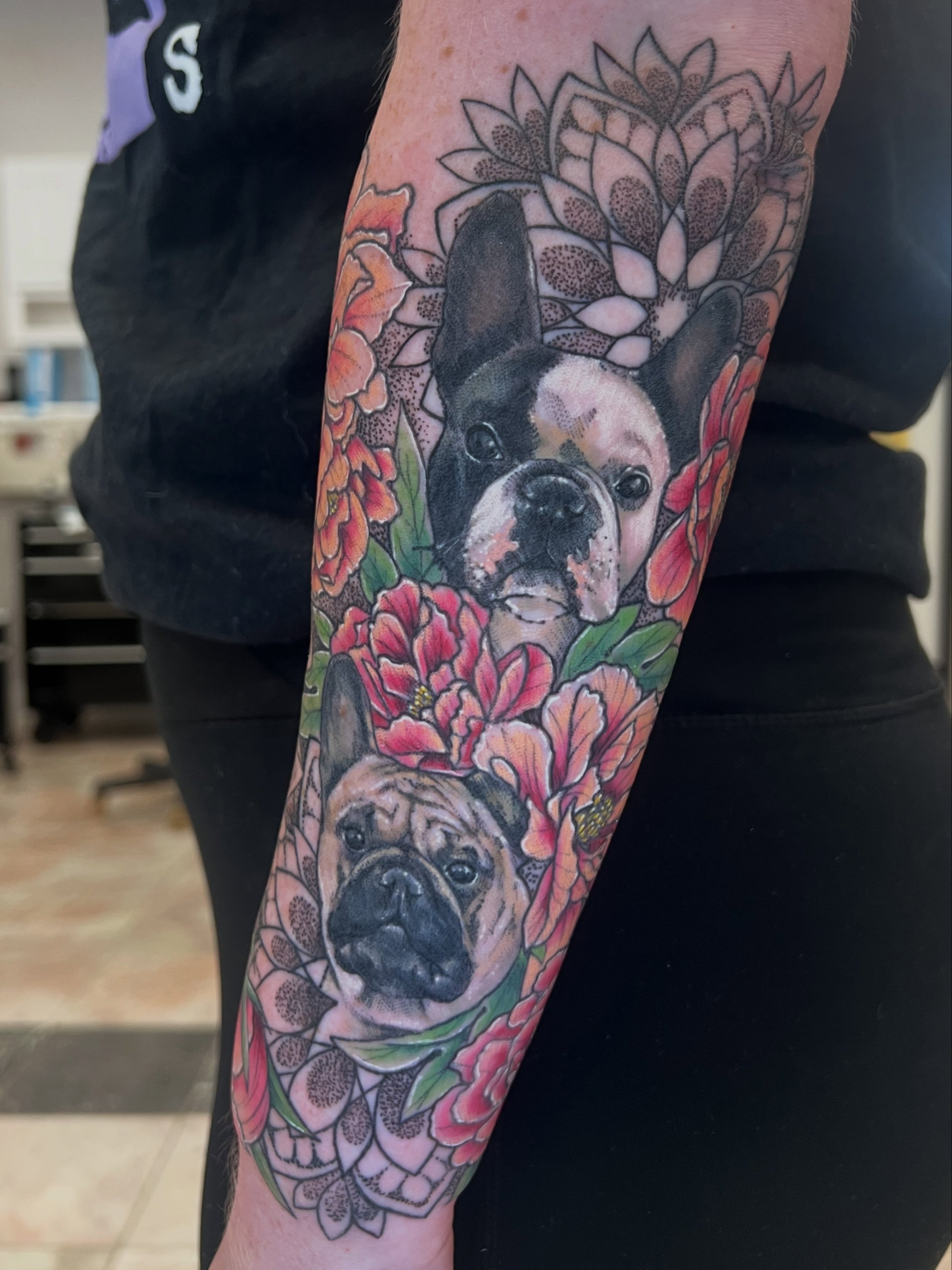 Tattoo by @bridgetpunsalangtattoos — realism, dotwork