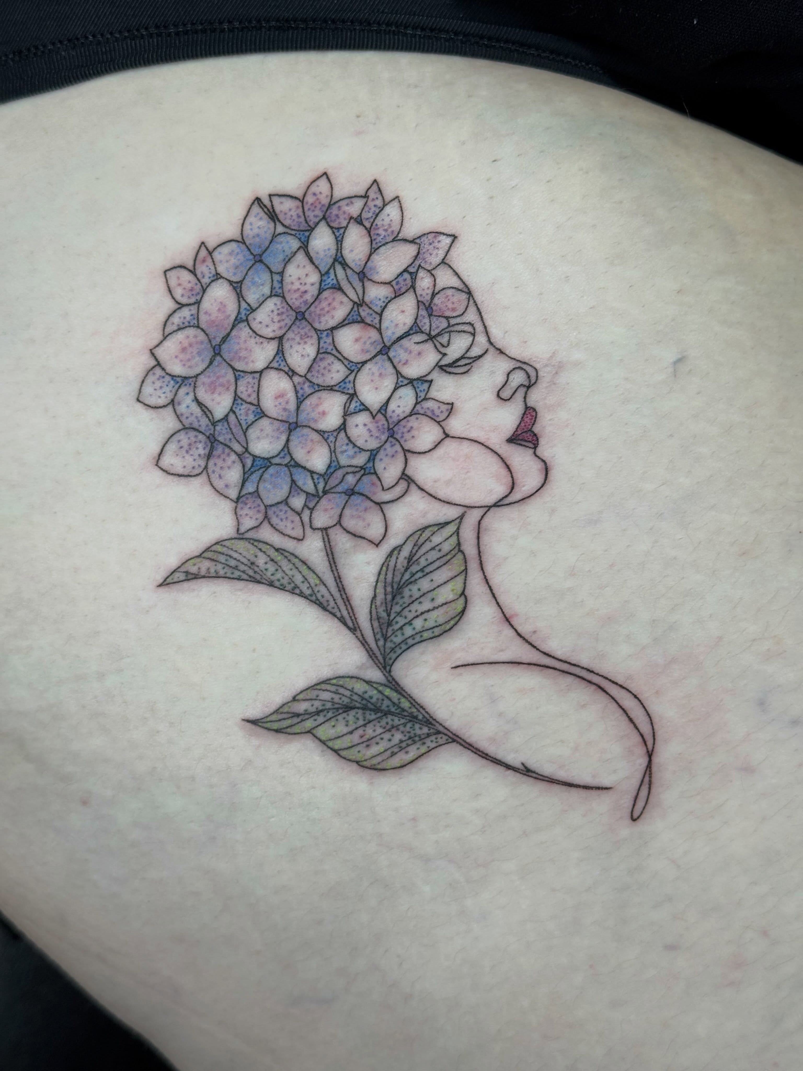 Tattoo by @larkrestattoos — dotwork, realism