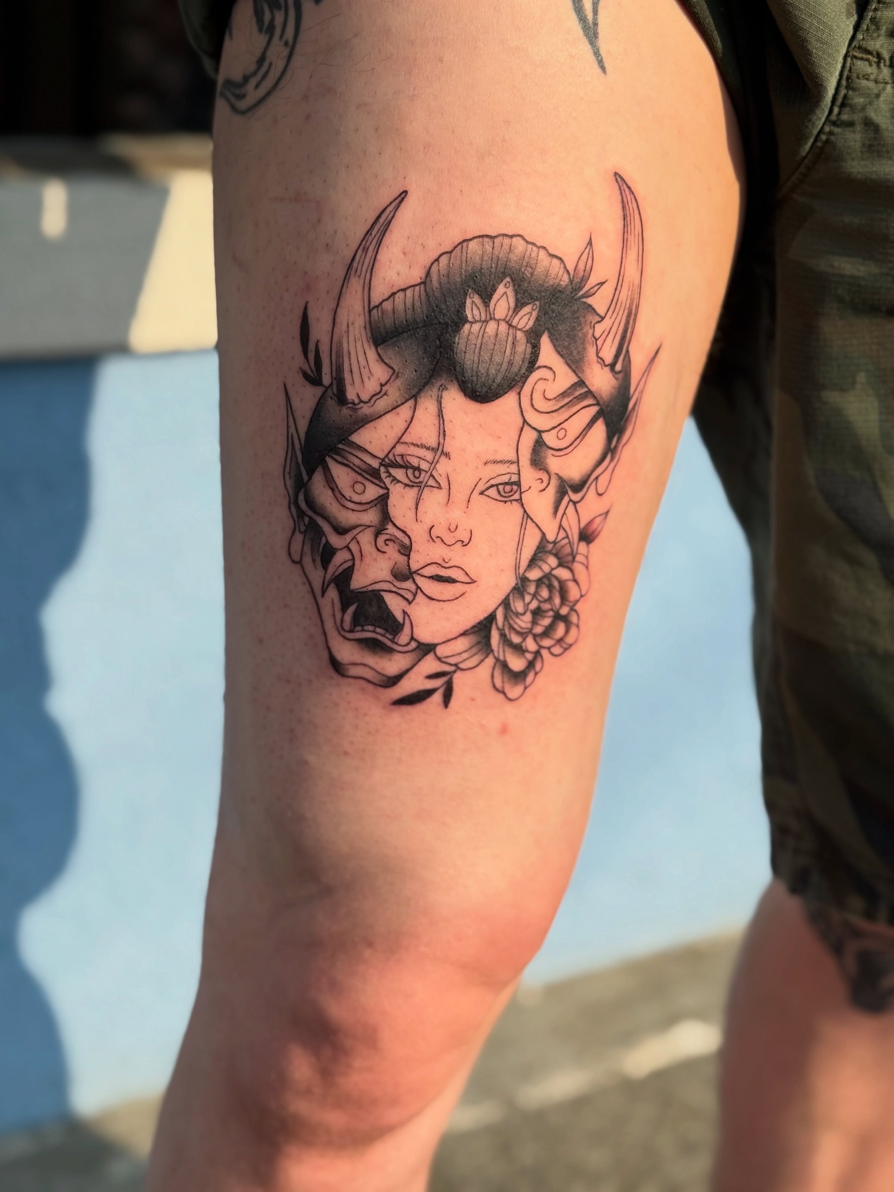 Tattoo by @inkedbyharlow โ black_and_grey, realism