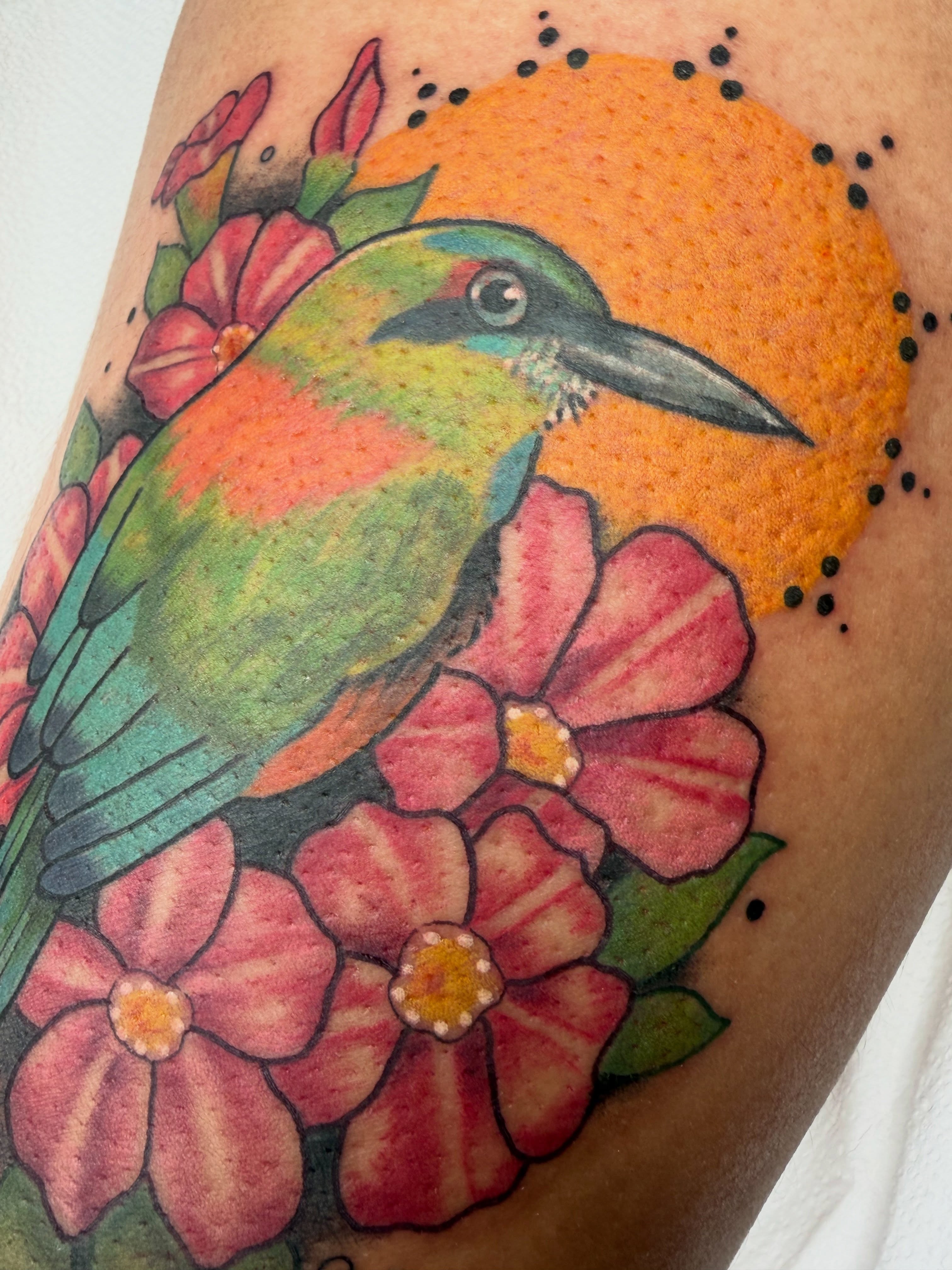 Tattoo by @louddoodle — dotwork