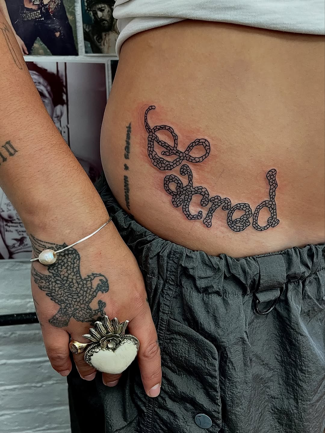 Tattoo by @whatisheavenlike — lettering_script
