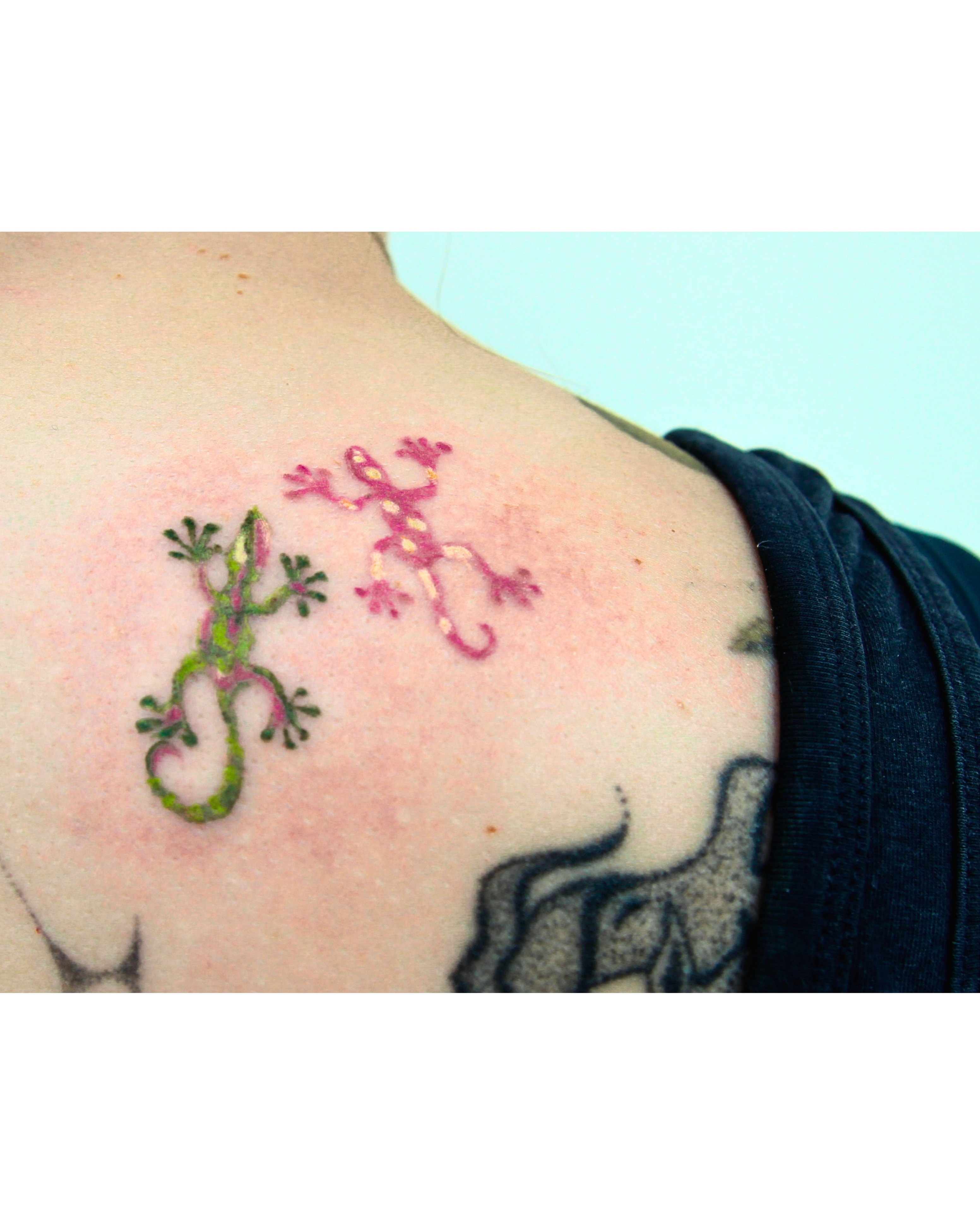 Tattoo by @mopxistudio — dotwork