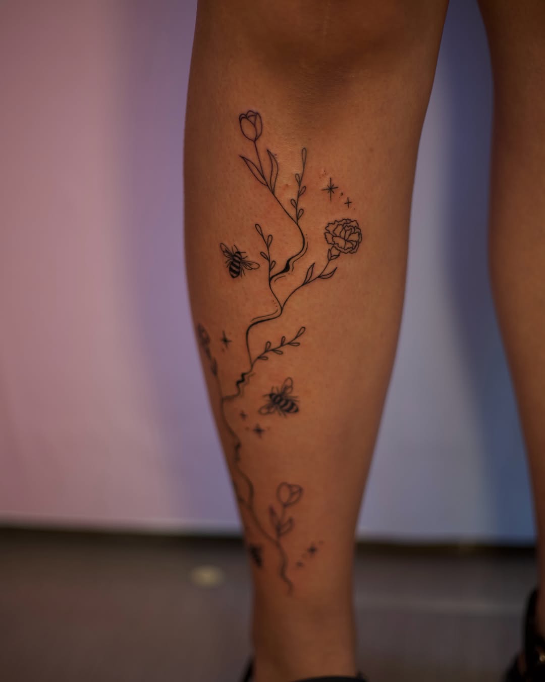 Tattoo by @gingerteatattoos — fine_line, black_and_grey