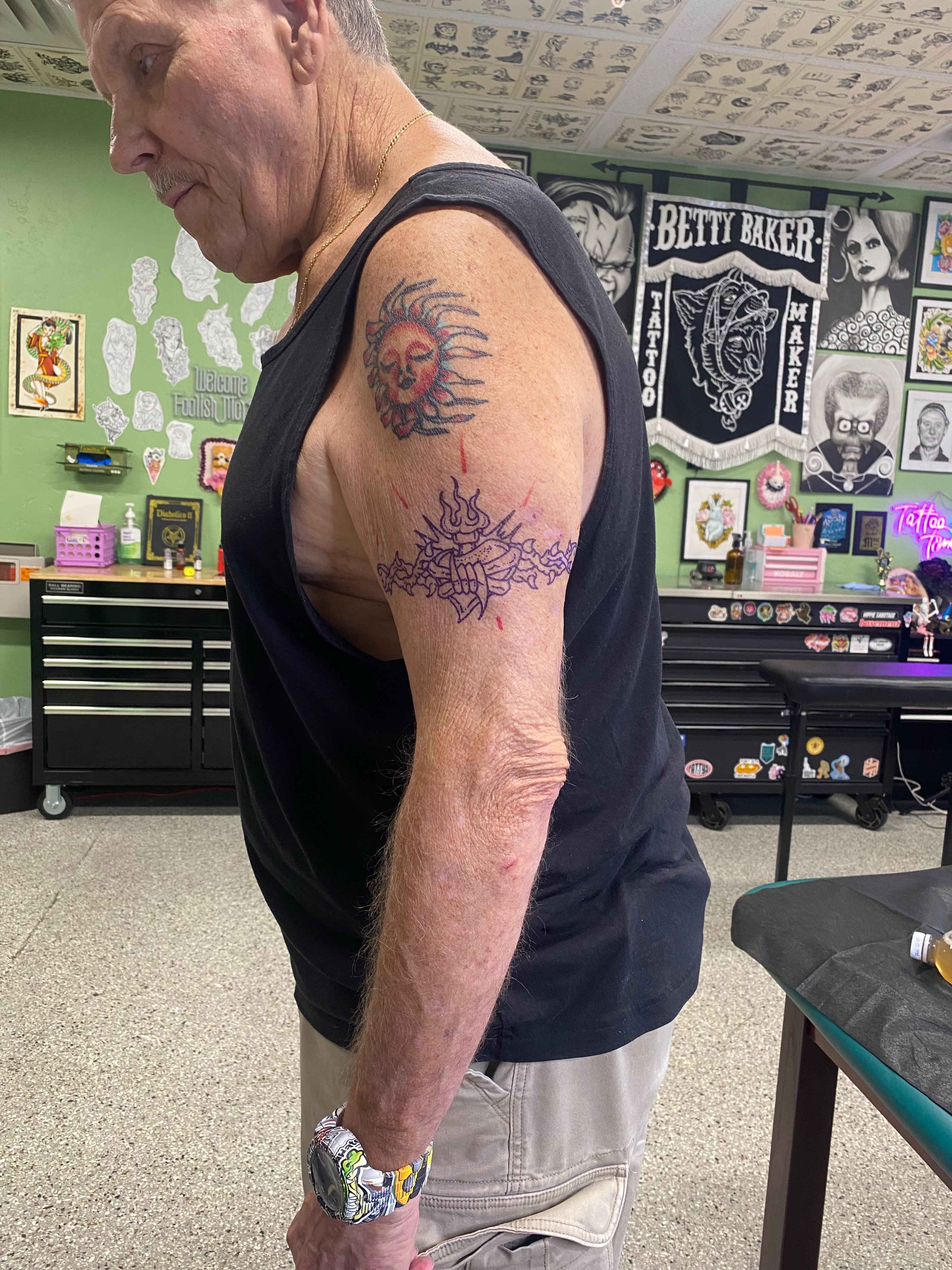 Tattoo by @grumpyoldmantattoos — american_traditional