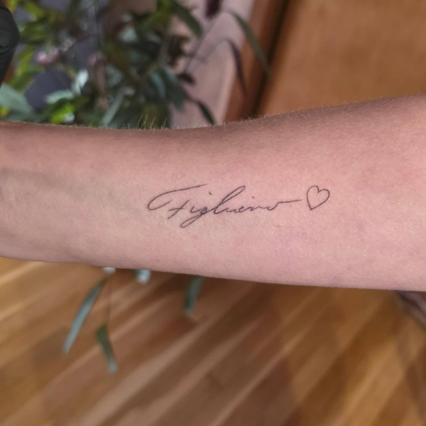 Tattoo by @_kosta_o — lettering_script