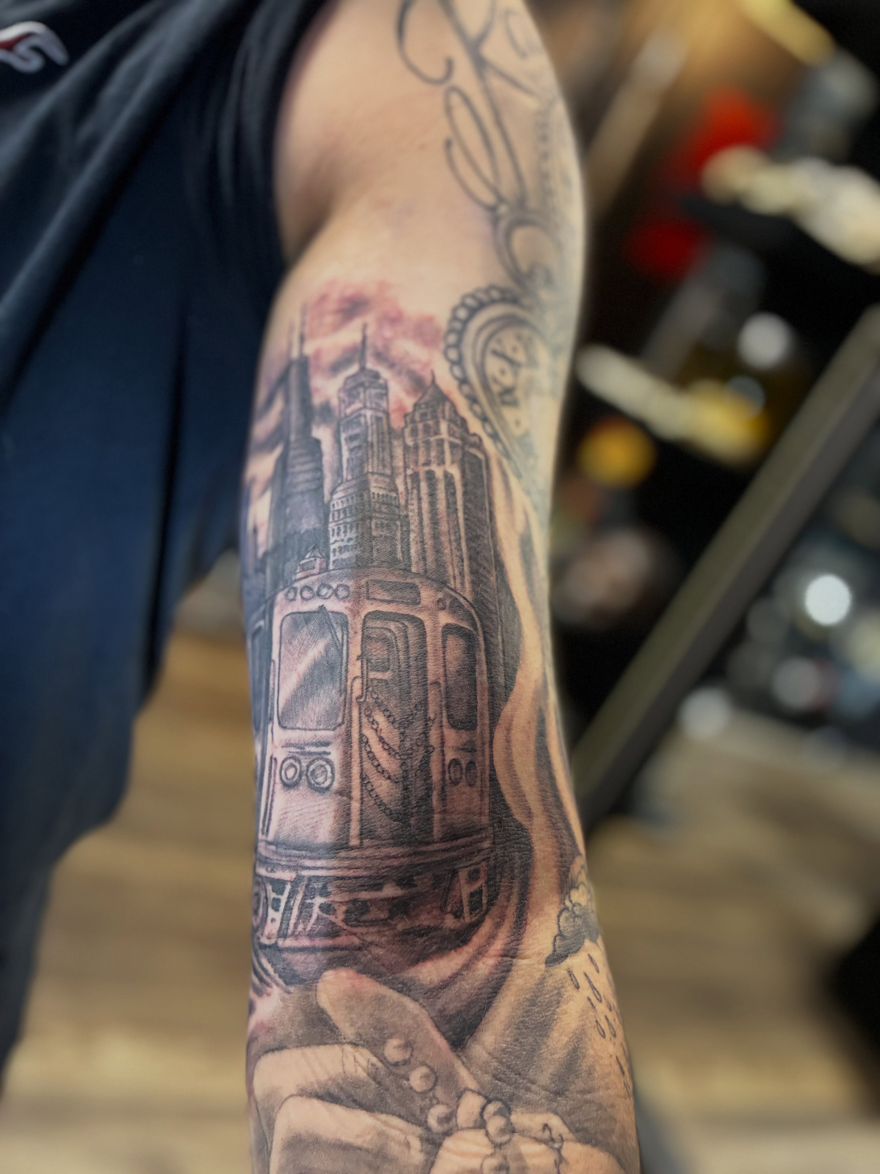 Tattoo by @kilinkstr14 — realism, black_and_grey