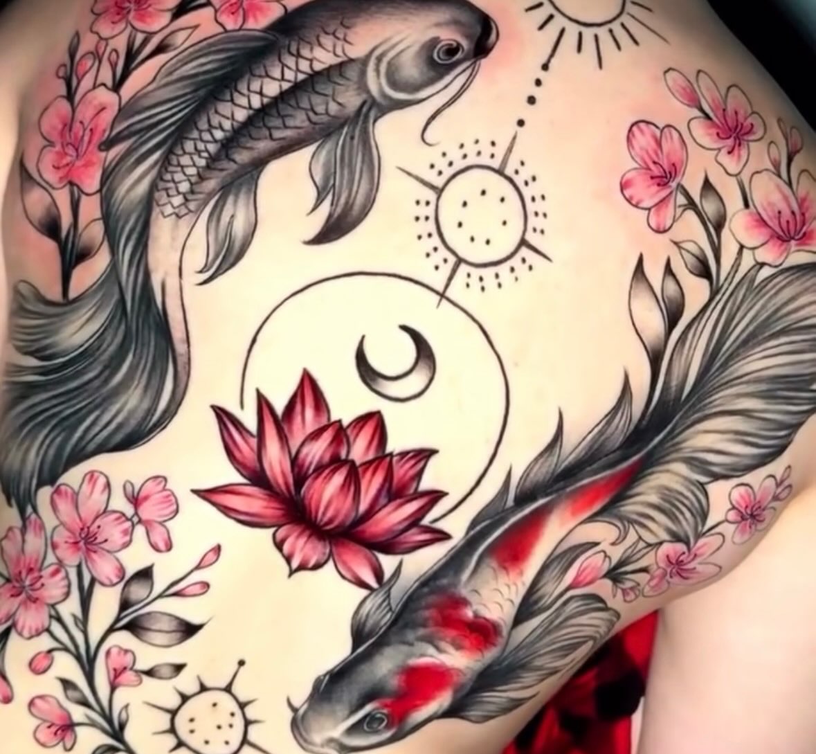 Tattoo by @tattoosbyneff โ japanese_irezumi, dotwork