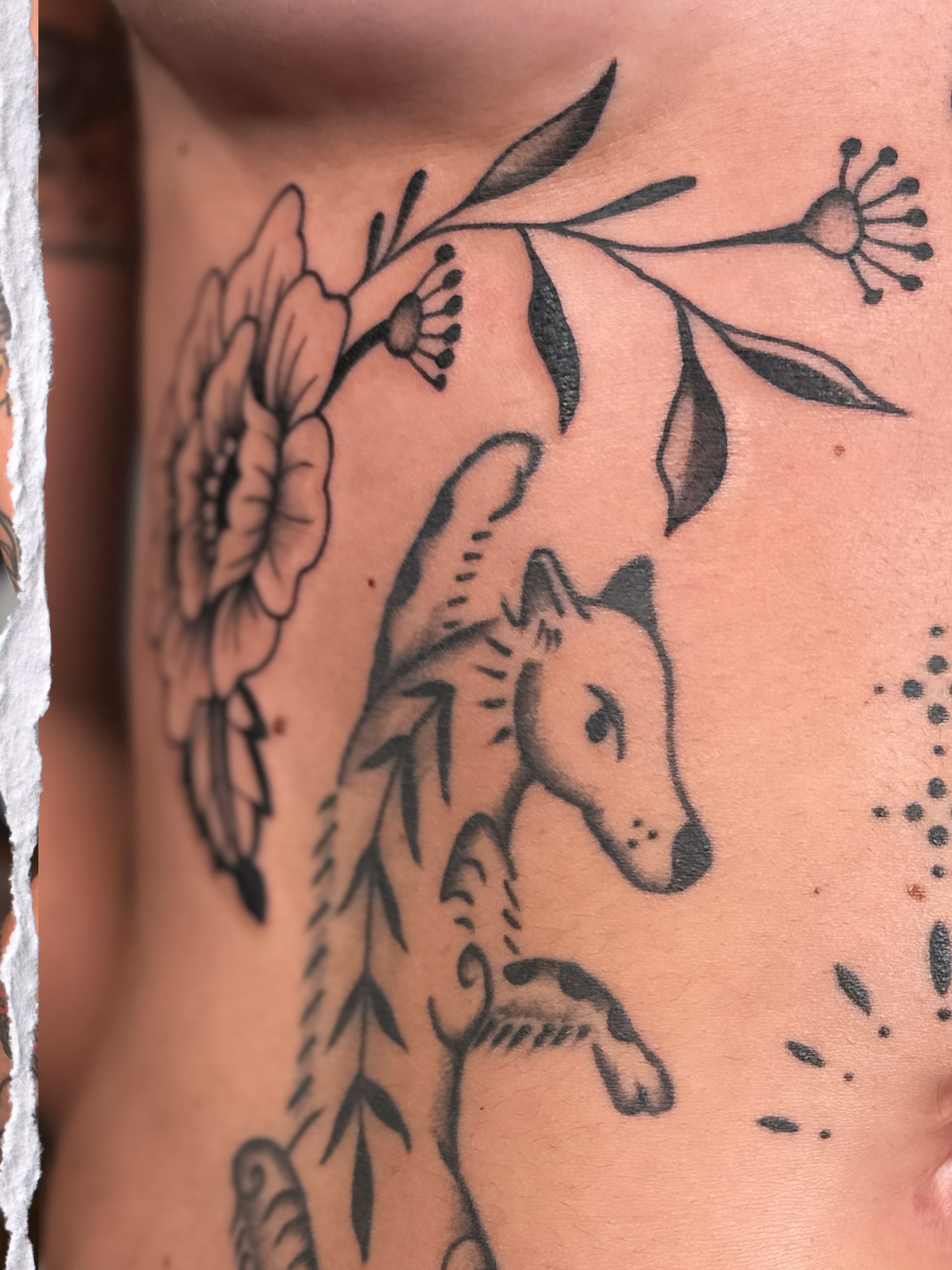 Tattoo by @hayleythomastattoos — black_and_grey