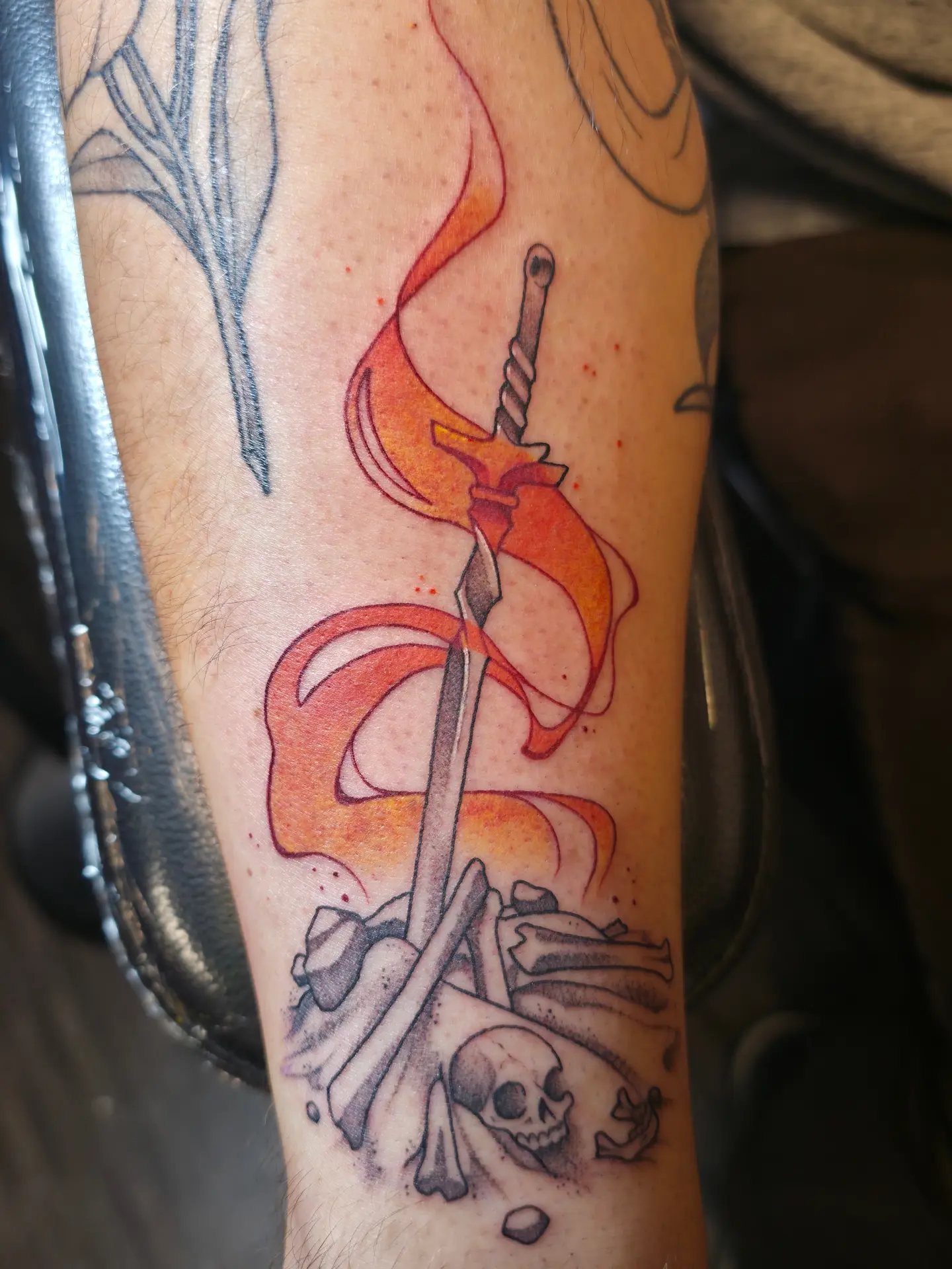 Tattoo by @harvest_moon_tattoos — neo_traditional, dotwork