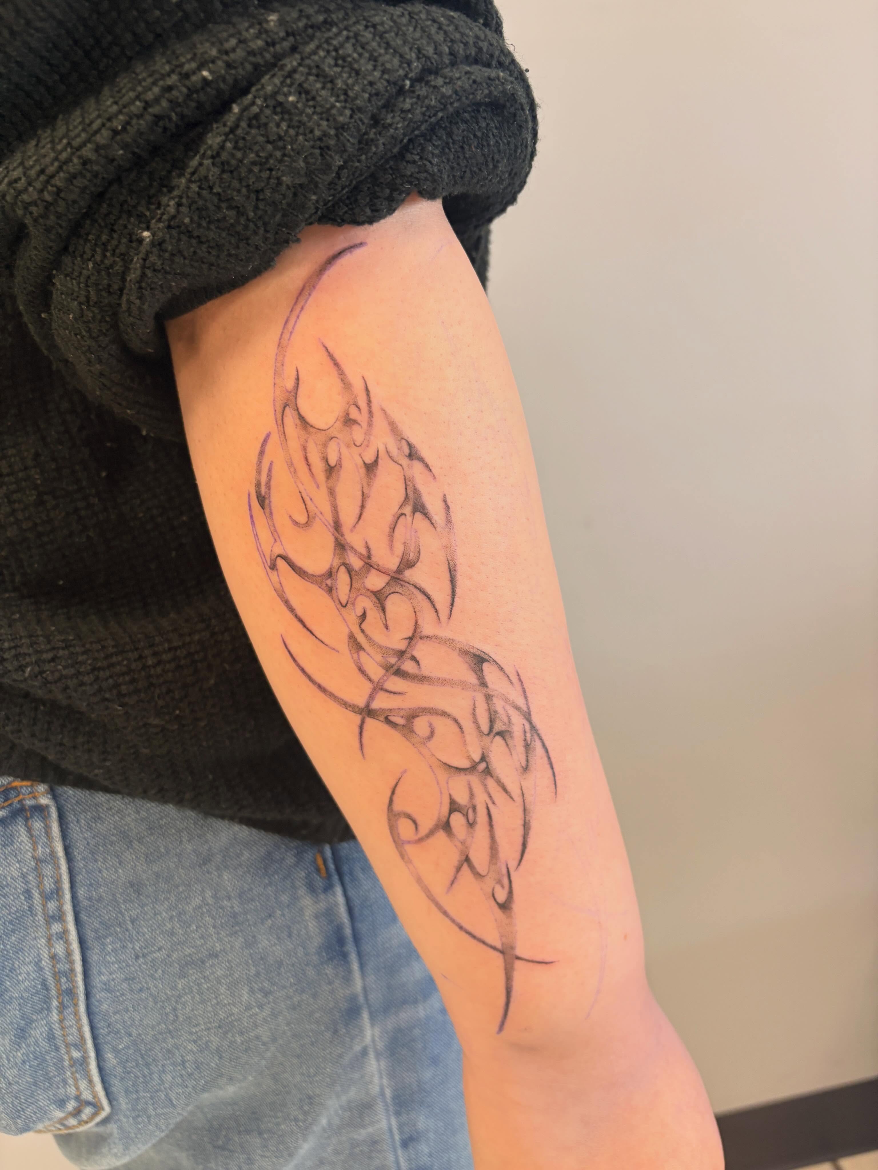 Tattoo by @shrimpfran โ tribal