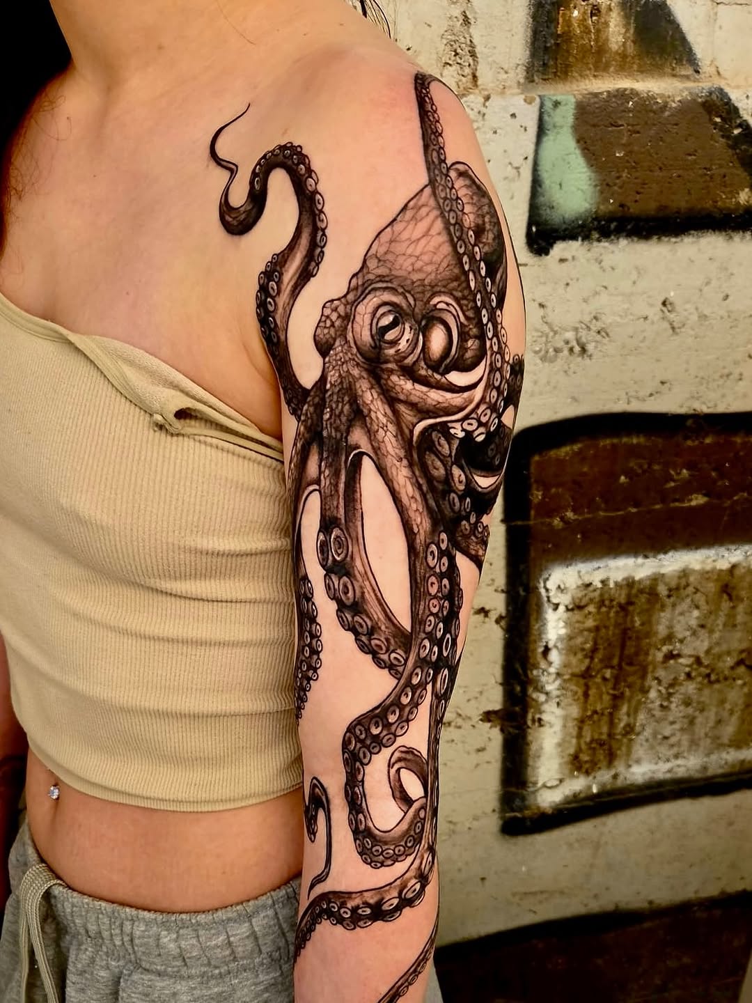 Tattoo by @hutch_tat — realism, black_and_grey