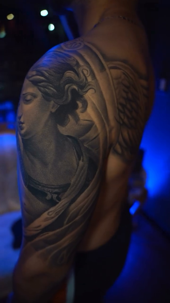 Tattoo by @creast4422 — realism, black_and_grey