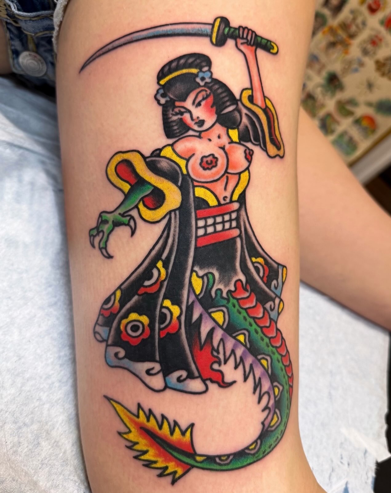Tattoo by @daviddevaney_ — american_traditional
