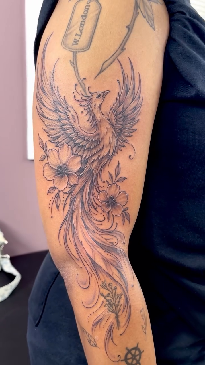 Tattoo by @inknpaint.society β black_and_grey, realism