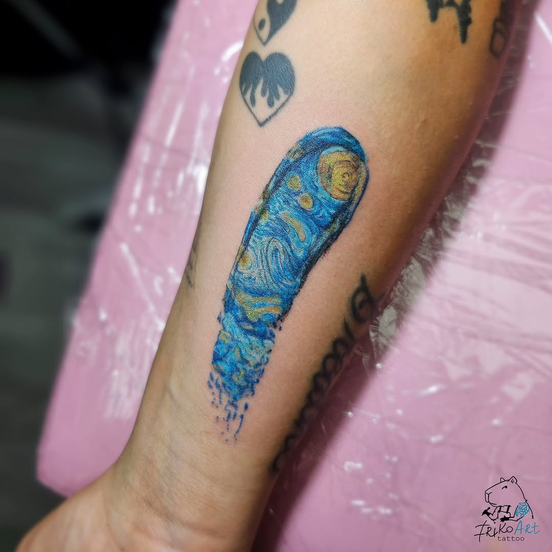 Tattoo by @irikoart_tattoo — realism, watercolor