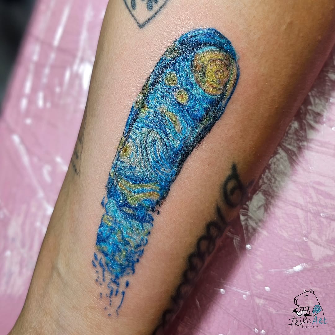 Tattoo by @irikoart_tattoo — realism, watercolor