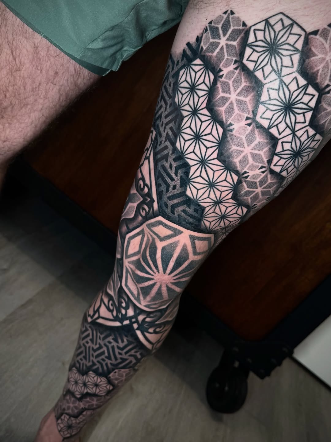 Tattoo work at Three Rivers Tattoo Convention 2026