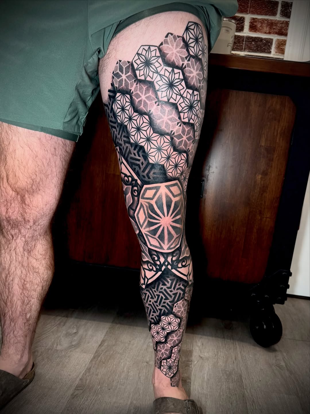 Tattoo work at Three Rivers Tattoo Convention 2026