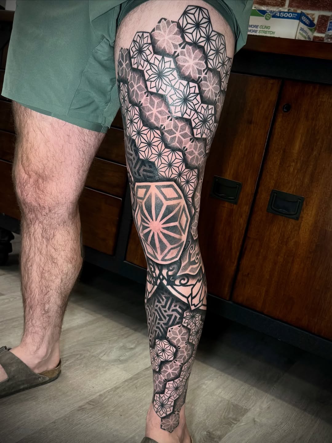 Tattoo work at Three Rivers Tattoo Convention 2026