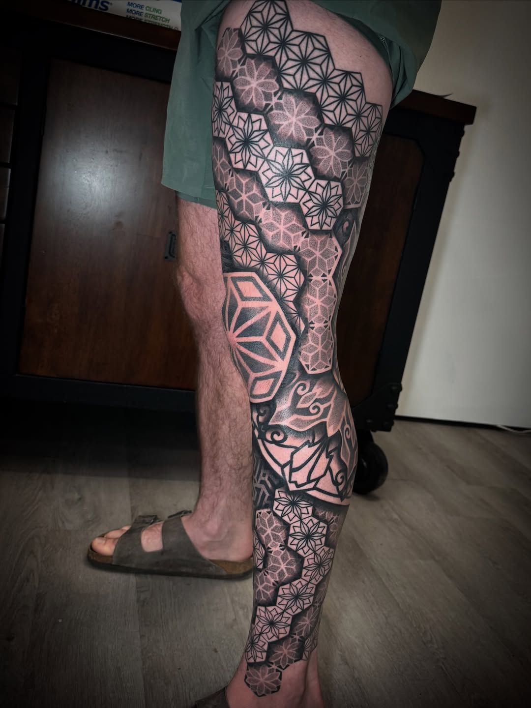 Tattoo work at Three Rivers Tattoo Convention 2026