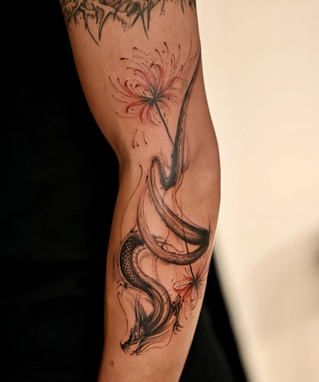 Tattoo by @d.w._modoink — black_and_grey, realism