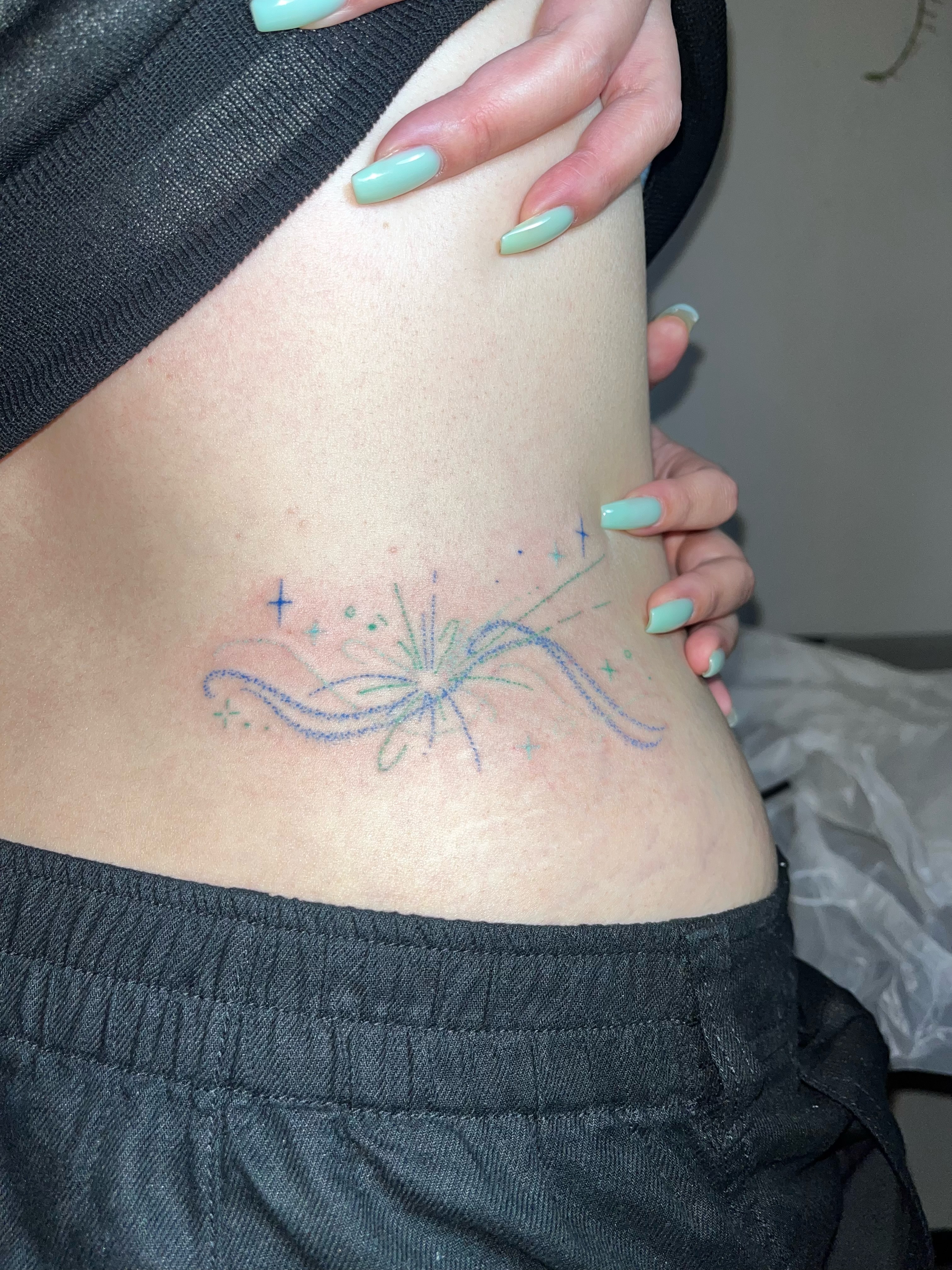 Tattoo by @bokchi_poke — dotwork