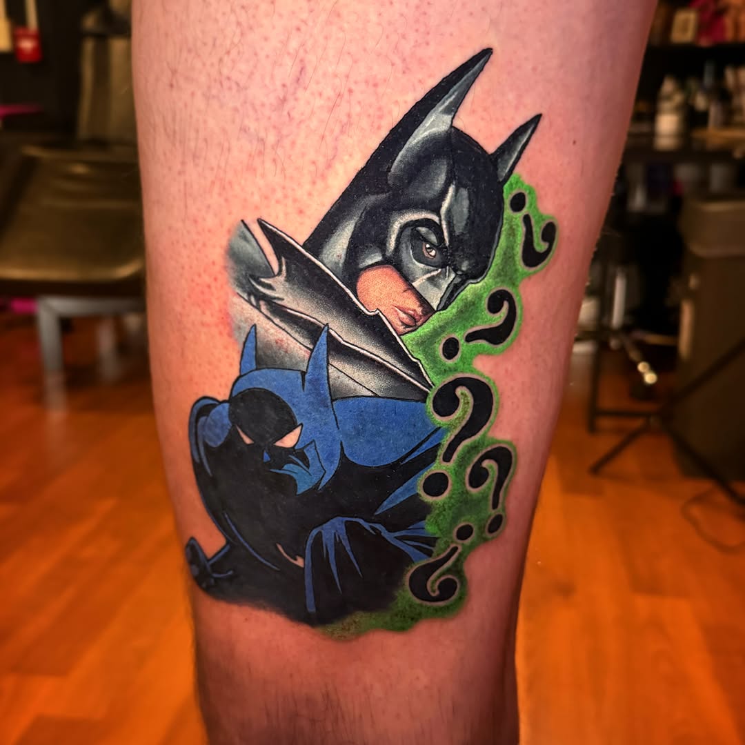 Tattoo by @dominiquedarko — realism, dotwork