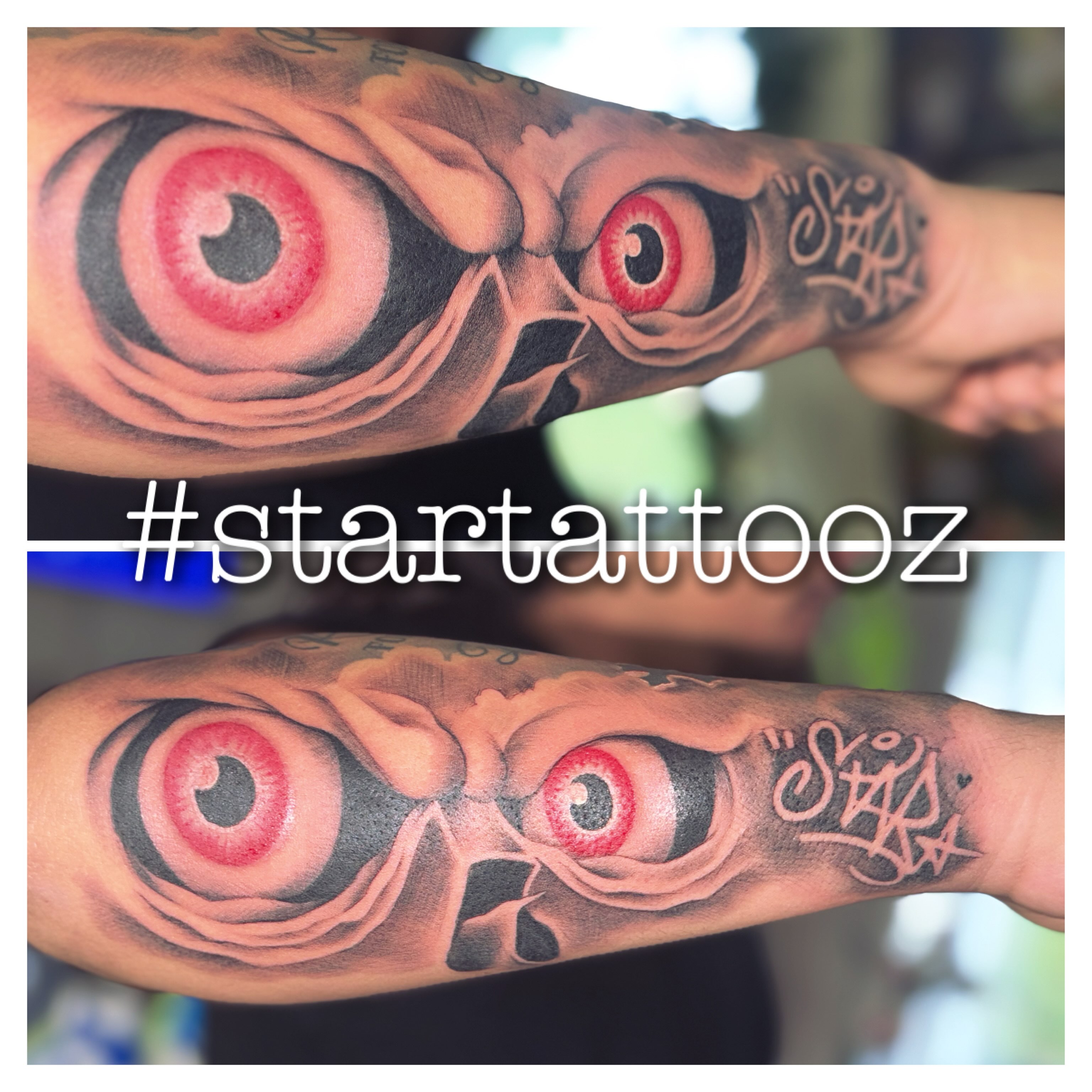 Eye realism tattoo on the forearm by StarTattooz - the one & only