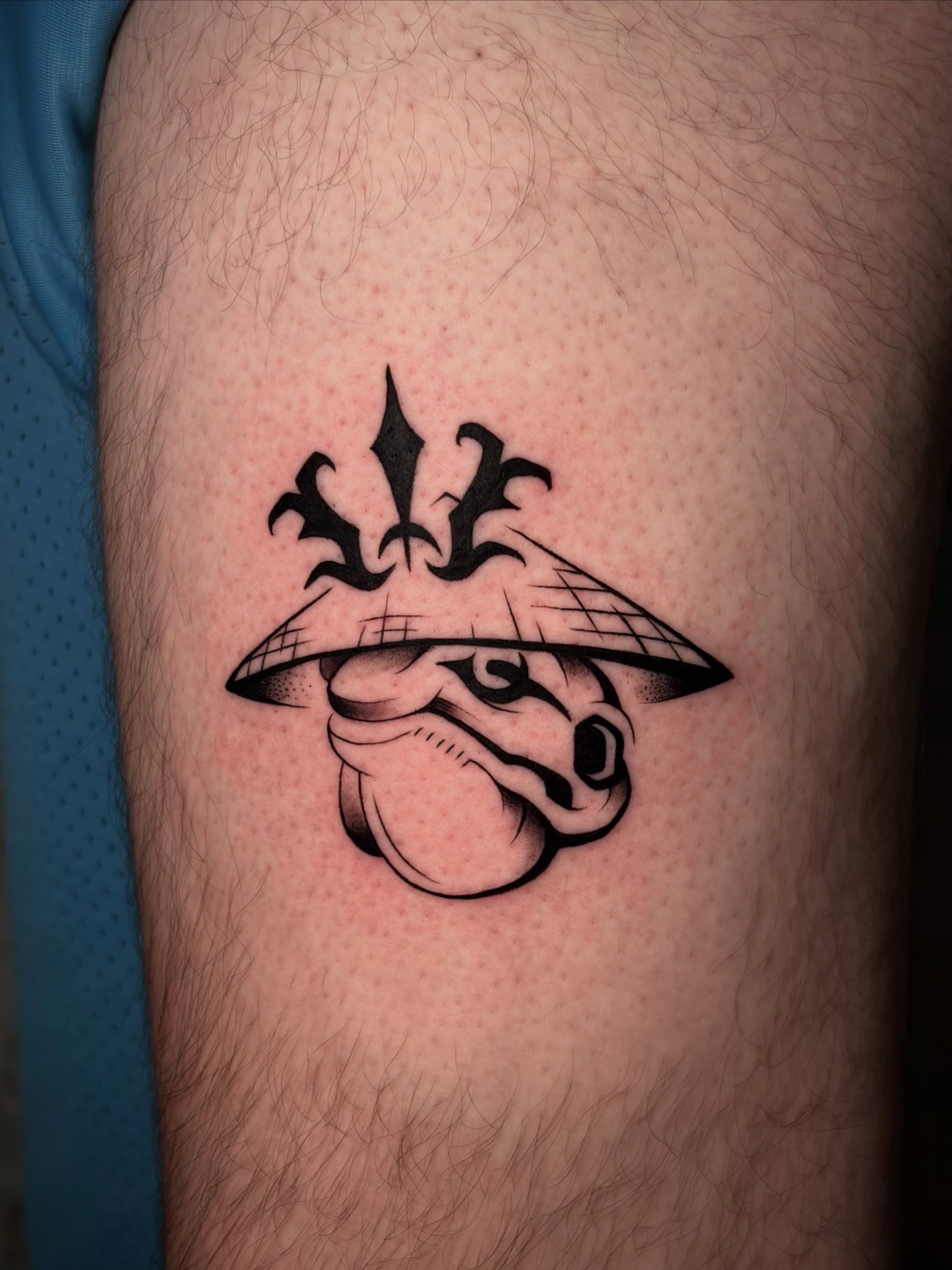 Tattoo by @mooz_ink — black_and_grey