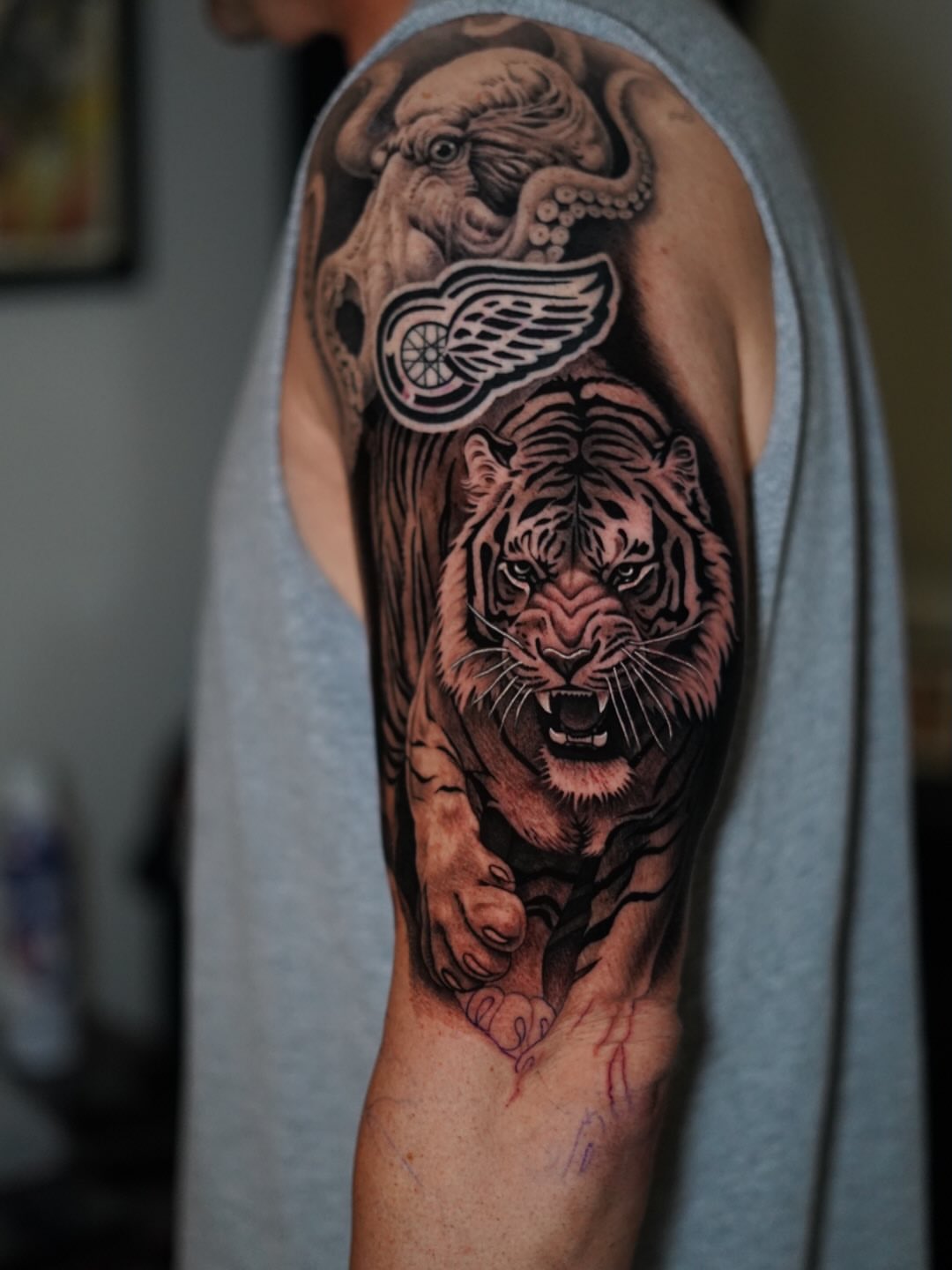 Tattoo by @julioferrerart — realism, dark_realism