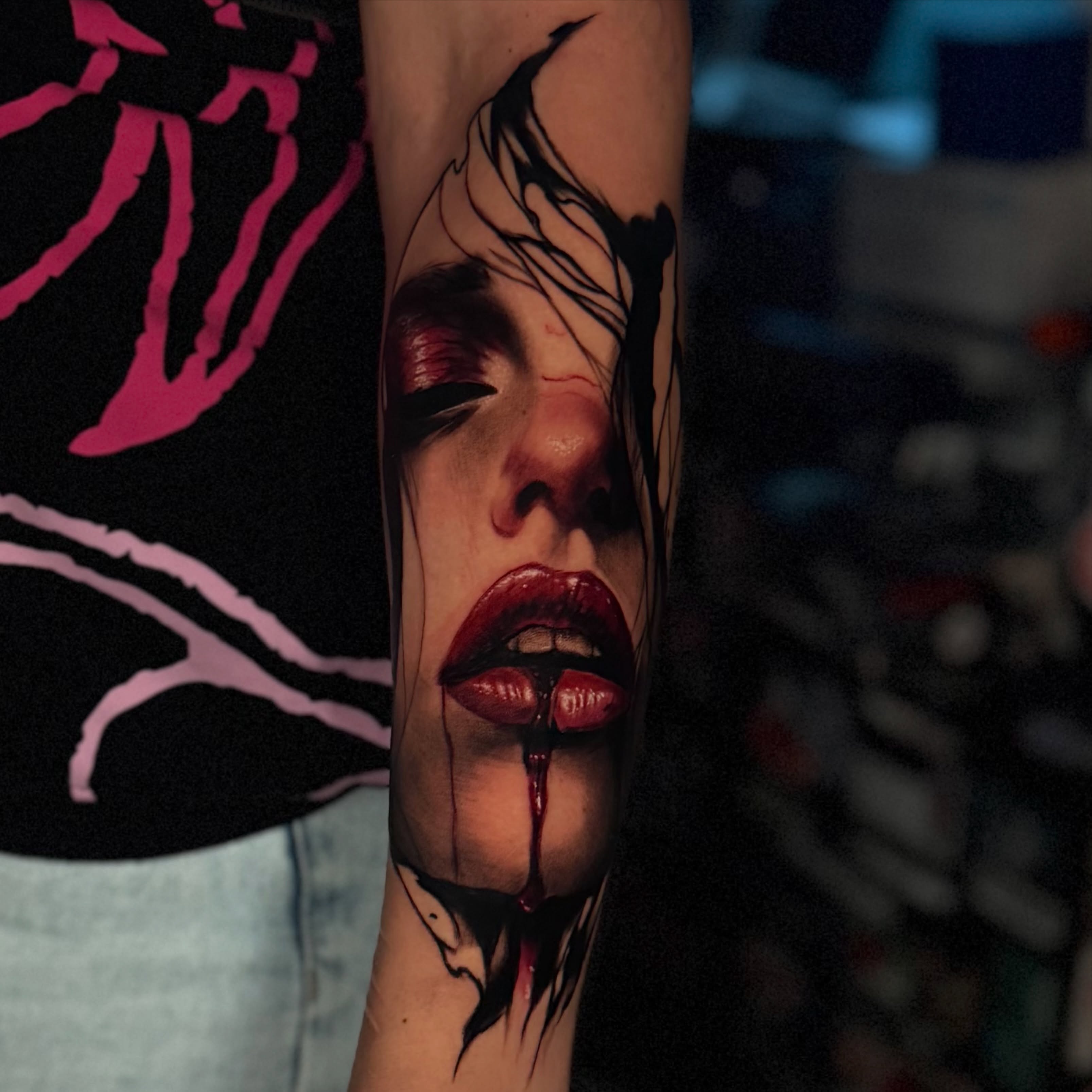Tattoo by @d.p.r_tattoos — dark_realism