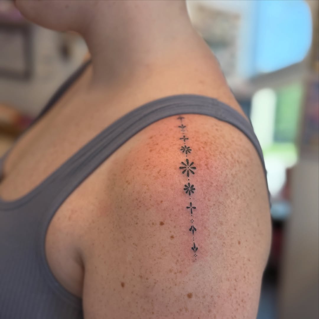 Tattoo by @lunarstudiosart — dotwork