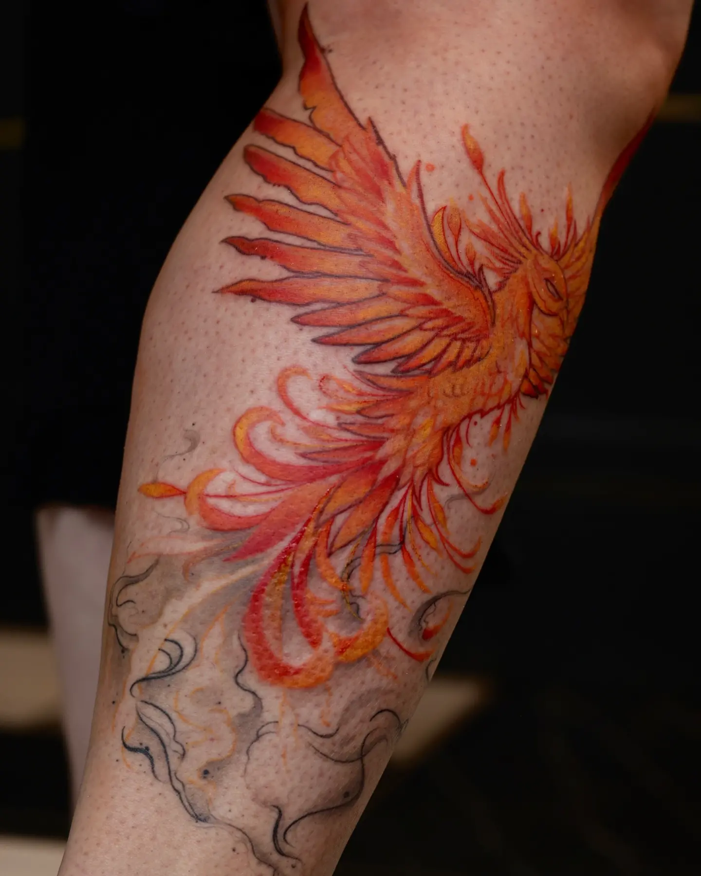 Tattoo by @oriotat2 — watercolor