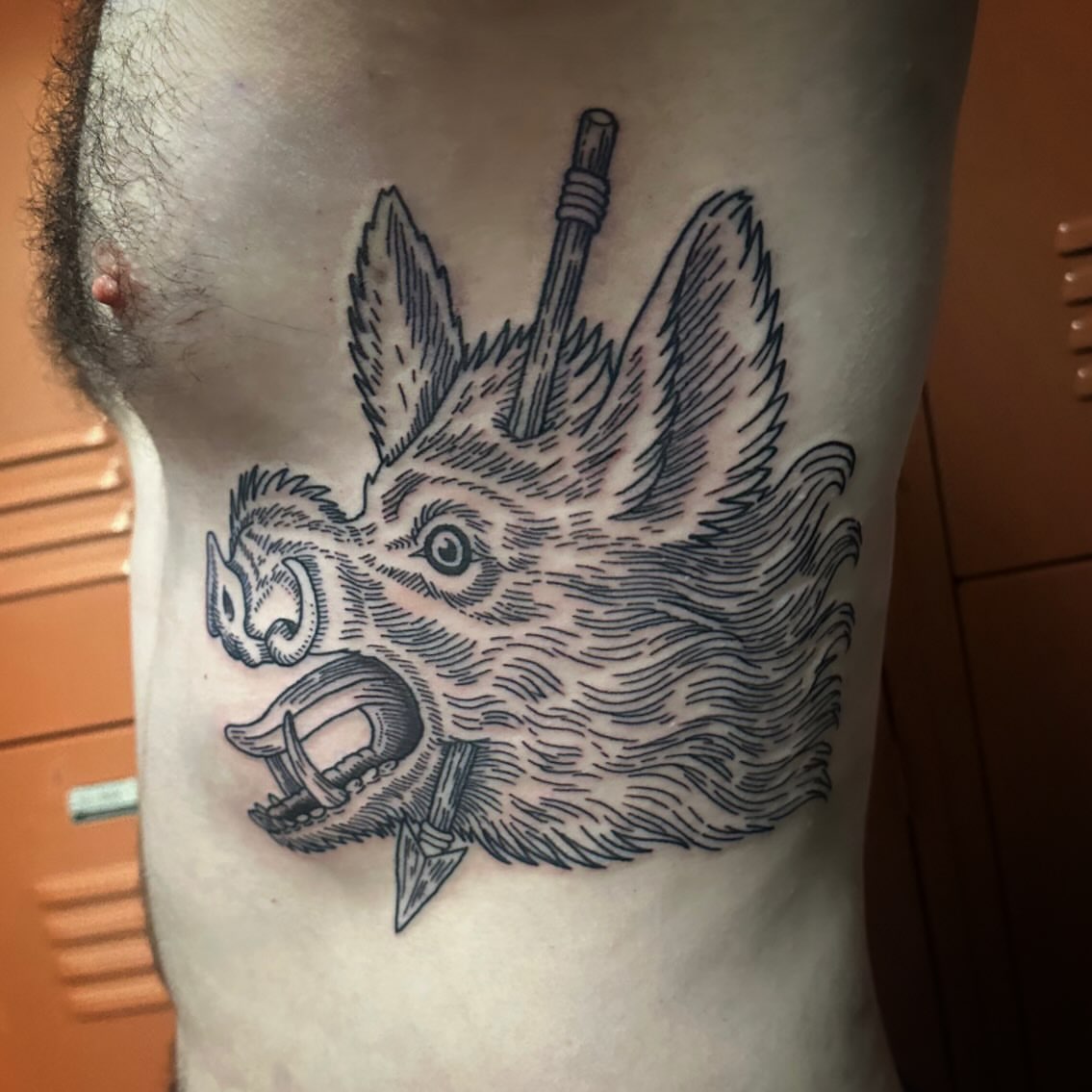 Tattoo by @chadjphillips — black_and_grey