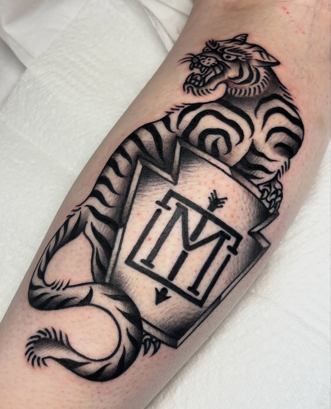 Tattoo by @smythtattoo — american_traditional, black_and_grey